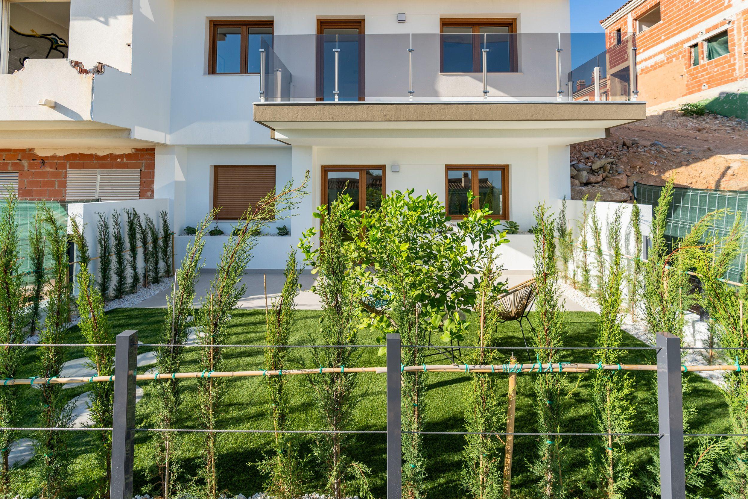 Upper floor layout overview, new-build townhouse, Montebello, La Nucía