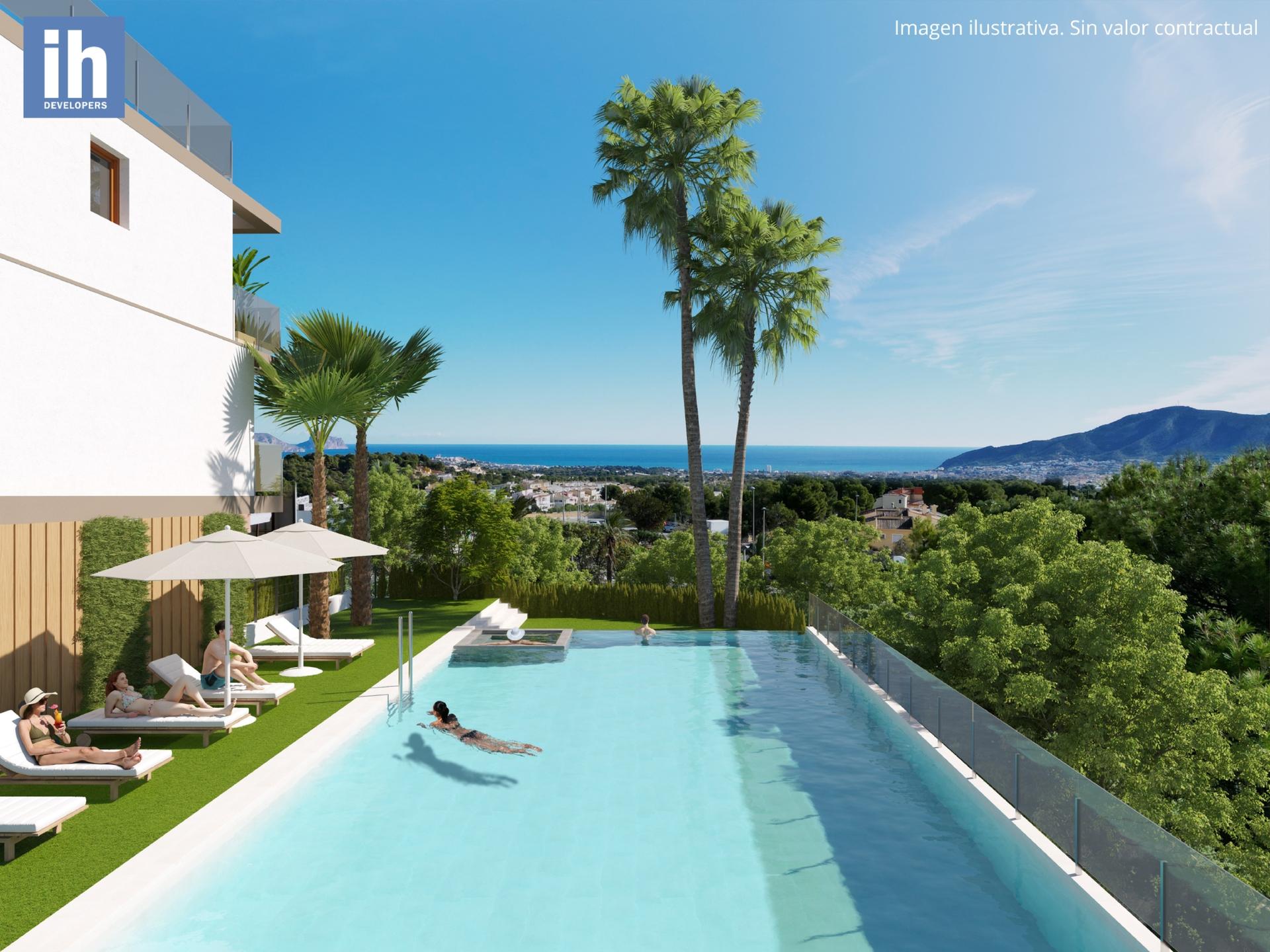 Third bedroom in new-build townhouse, Montebello, La Nucía