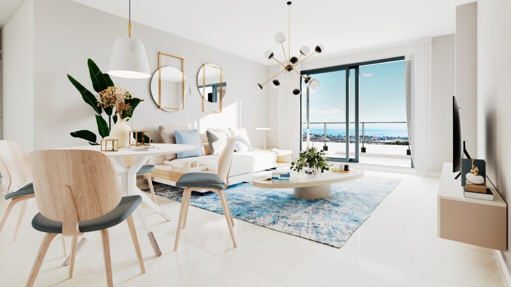 Second bedroom in furnished new-build apartment, La Gaspara, Estepona Golf