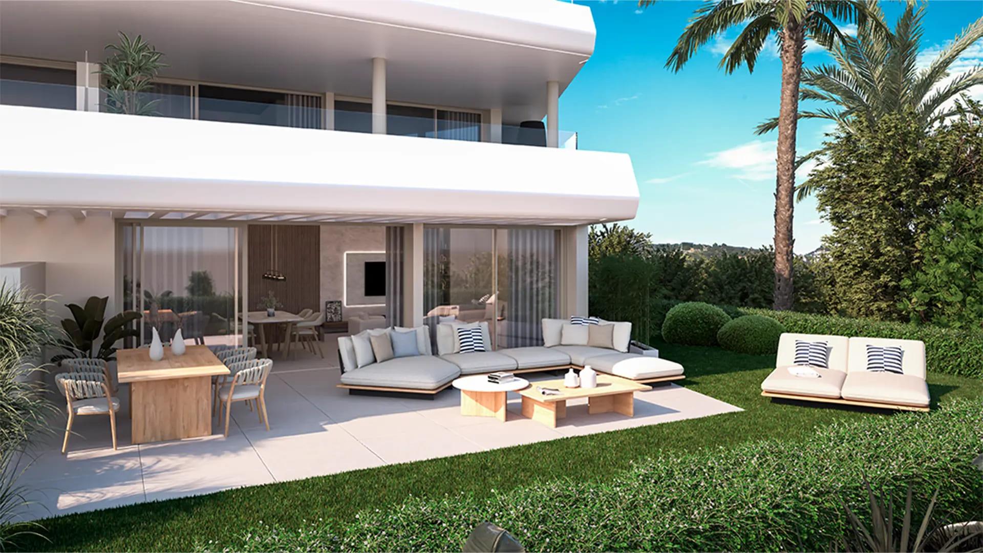 Second bathroom in 3-bedroom new-build penthouse, La Galera, Estepona