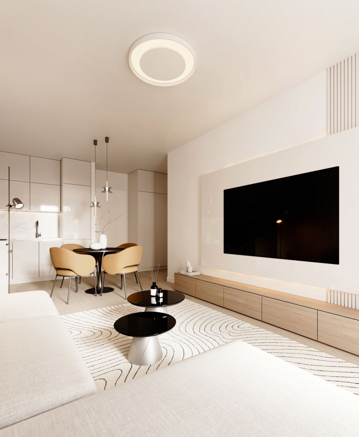 Built-in wardrobe interior in penthouse bedroom, El Castillo, Manilva