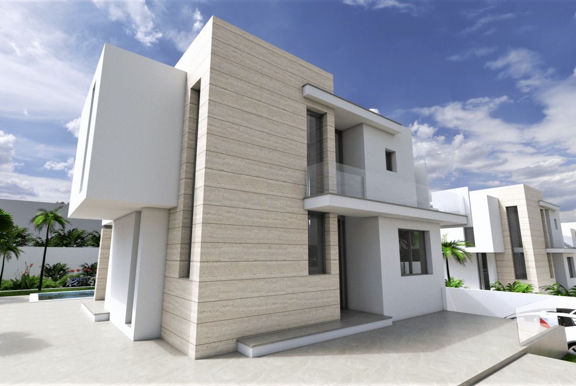 Ground floor layout plan of 3-bedroom new-build villa in Sector 25, Torrevieja
