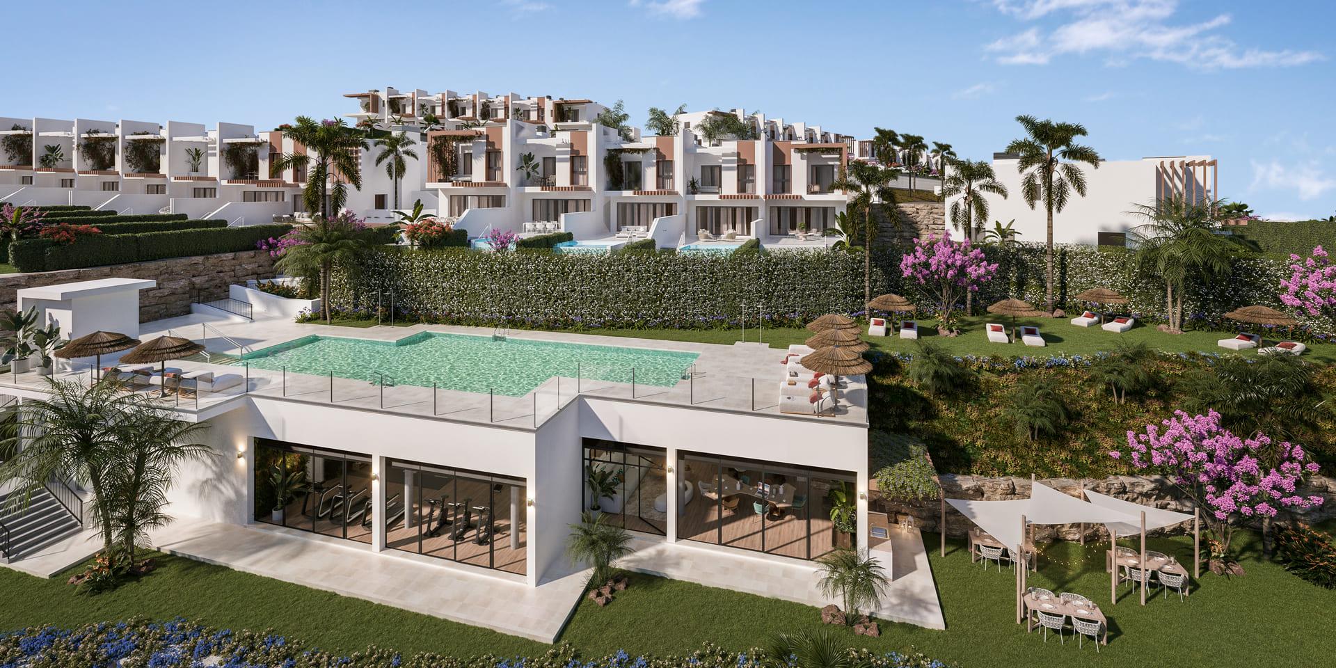 Two allocated parking spaces for new-build villa, Calaburra, Mijas