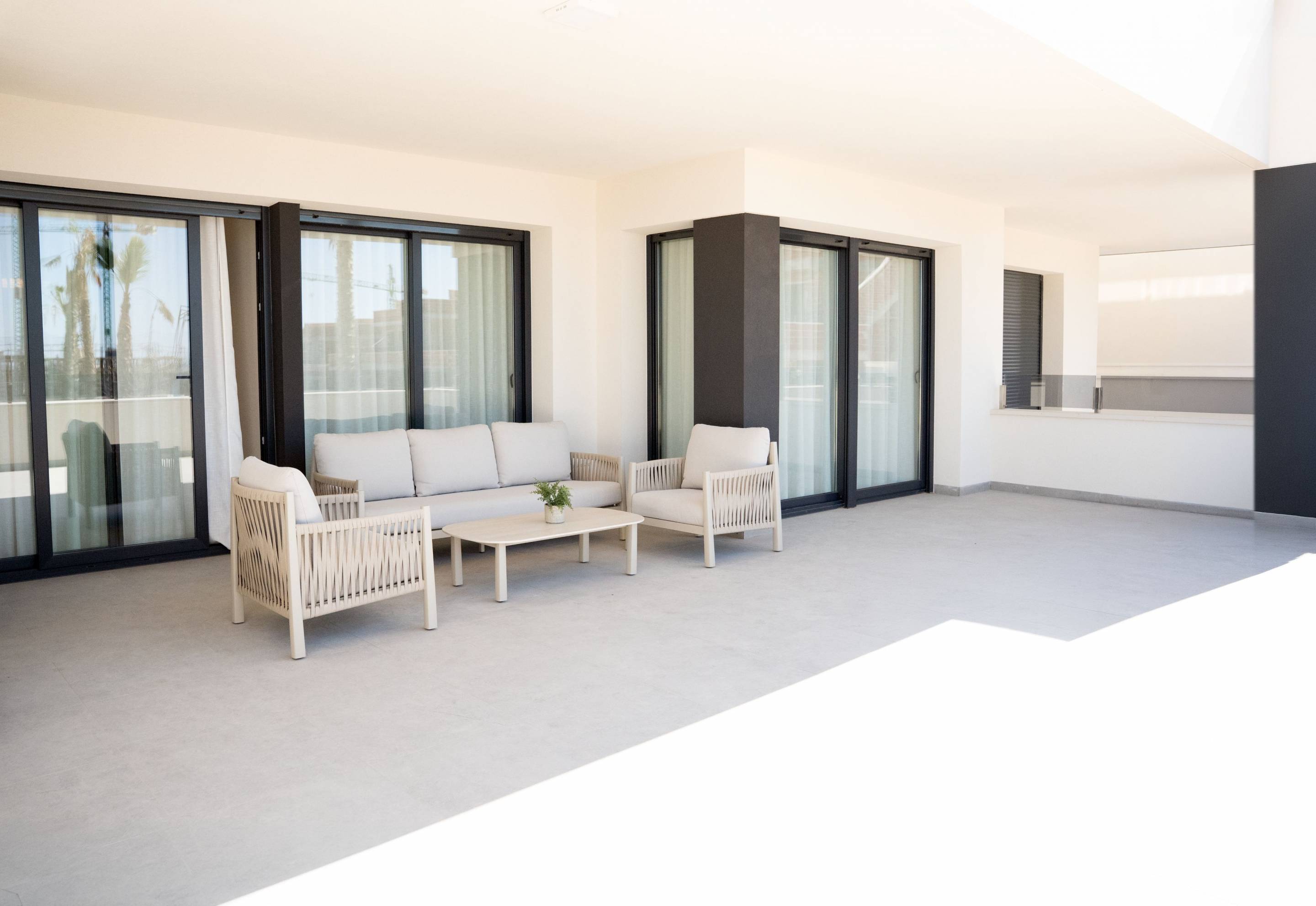 Fitted kitchen with appliances in new-build bungalow, Lo Marabu, Rojales