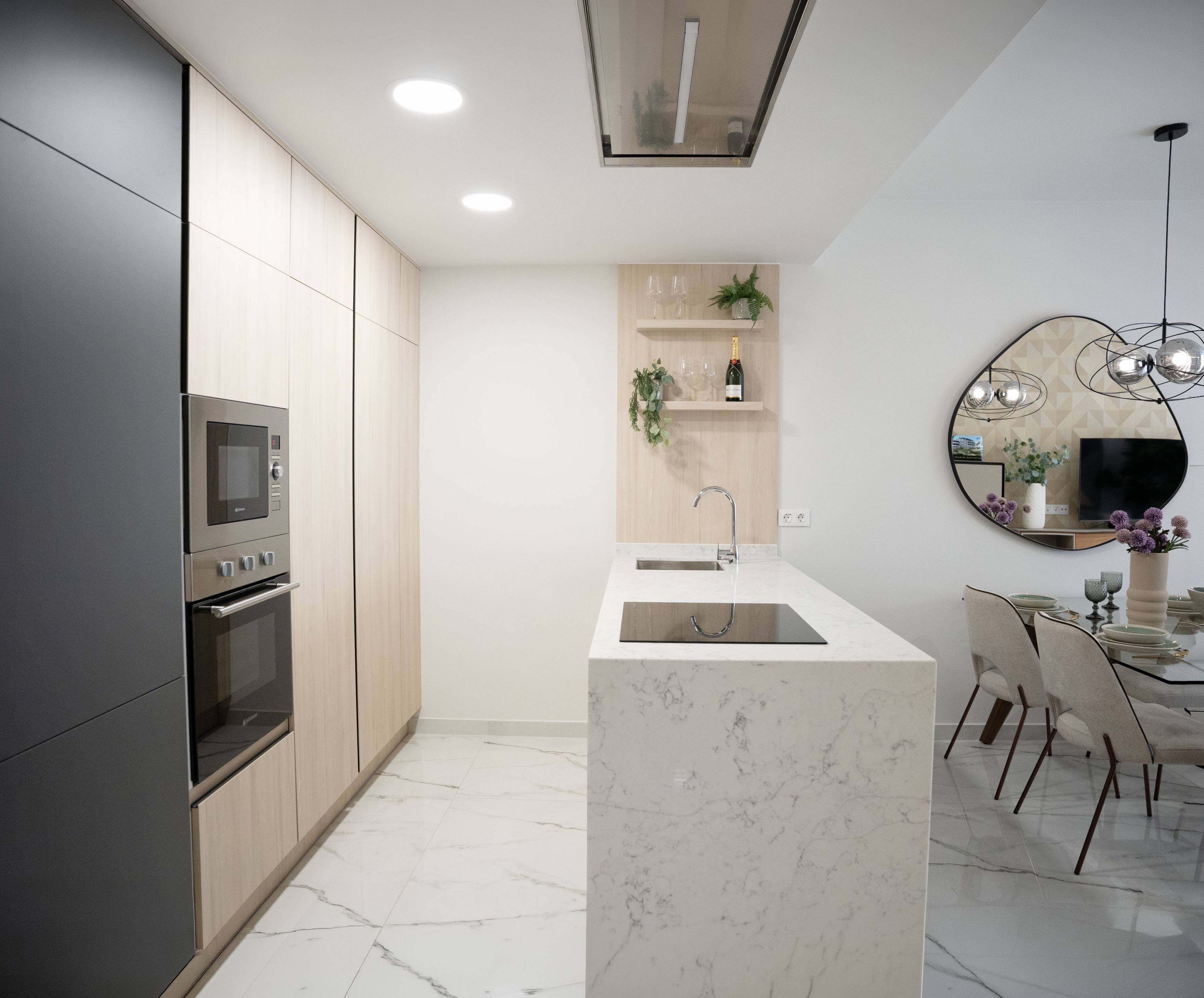 Second bedroom with tiled flooring, 2-bedroom new-build bungalow, Lo Marabu