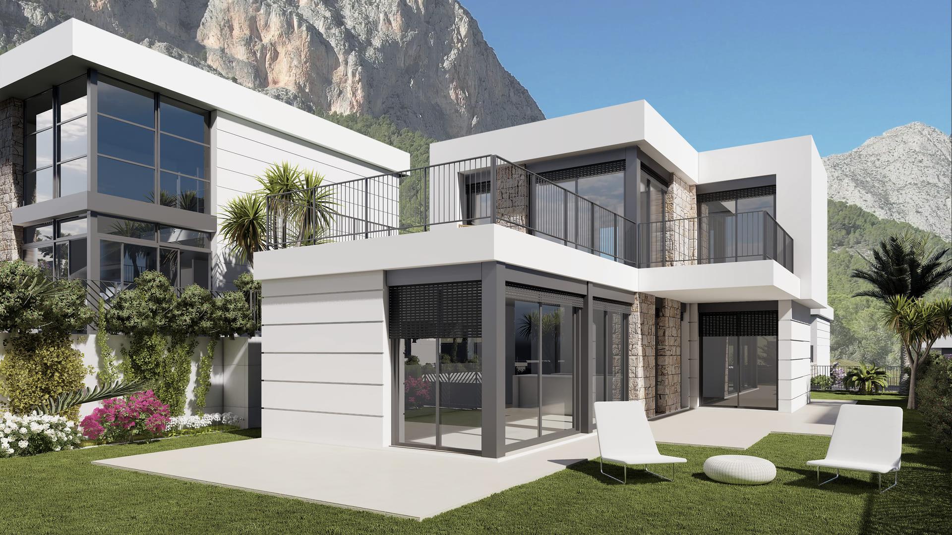 Second bedroom in 3-bedroom new-build villa, Pla de Cantal, Polop