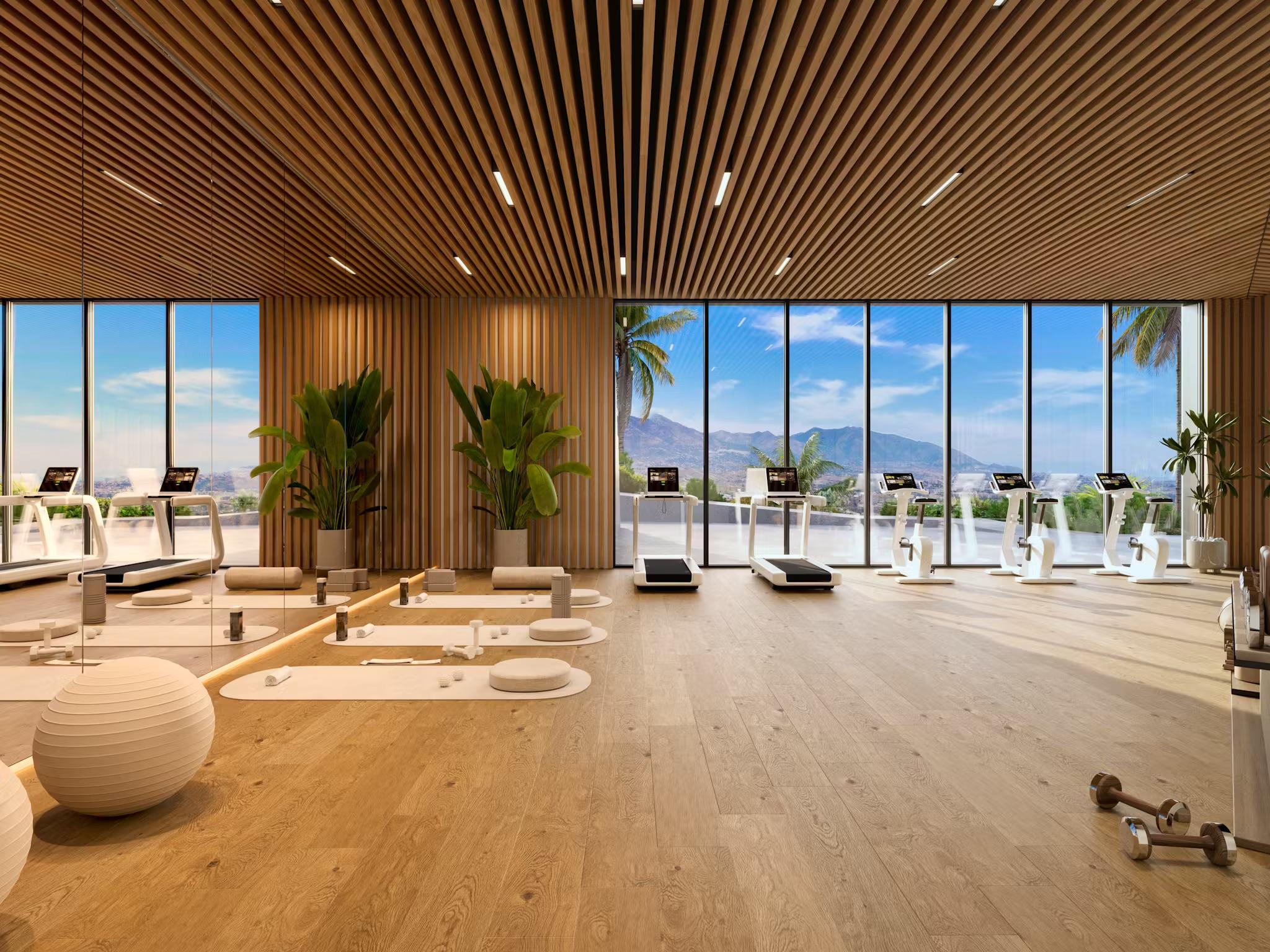 Second bedroom in ground-floor new-build apartment, La Cala Golf, Mijas