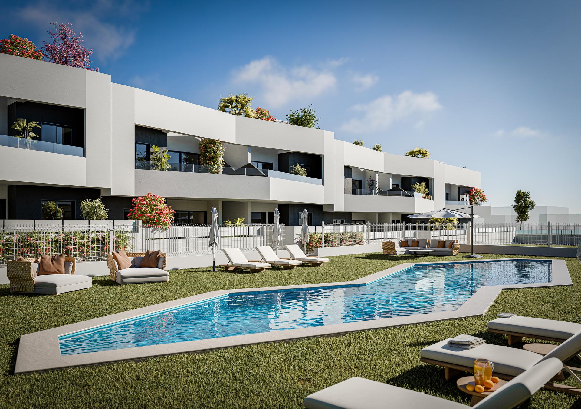 Open-plan living and dining area in 3-bedroom bungalow, Pueblo, San Miguel De Salinas