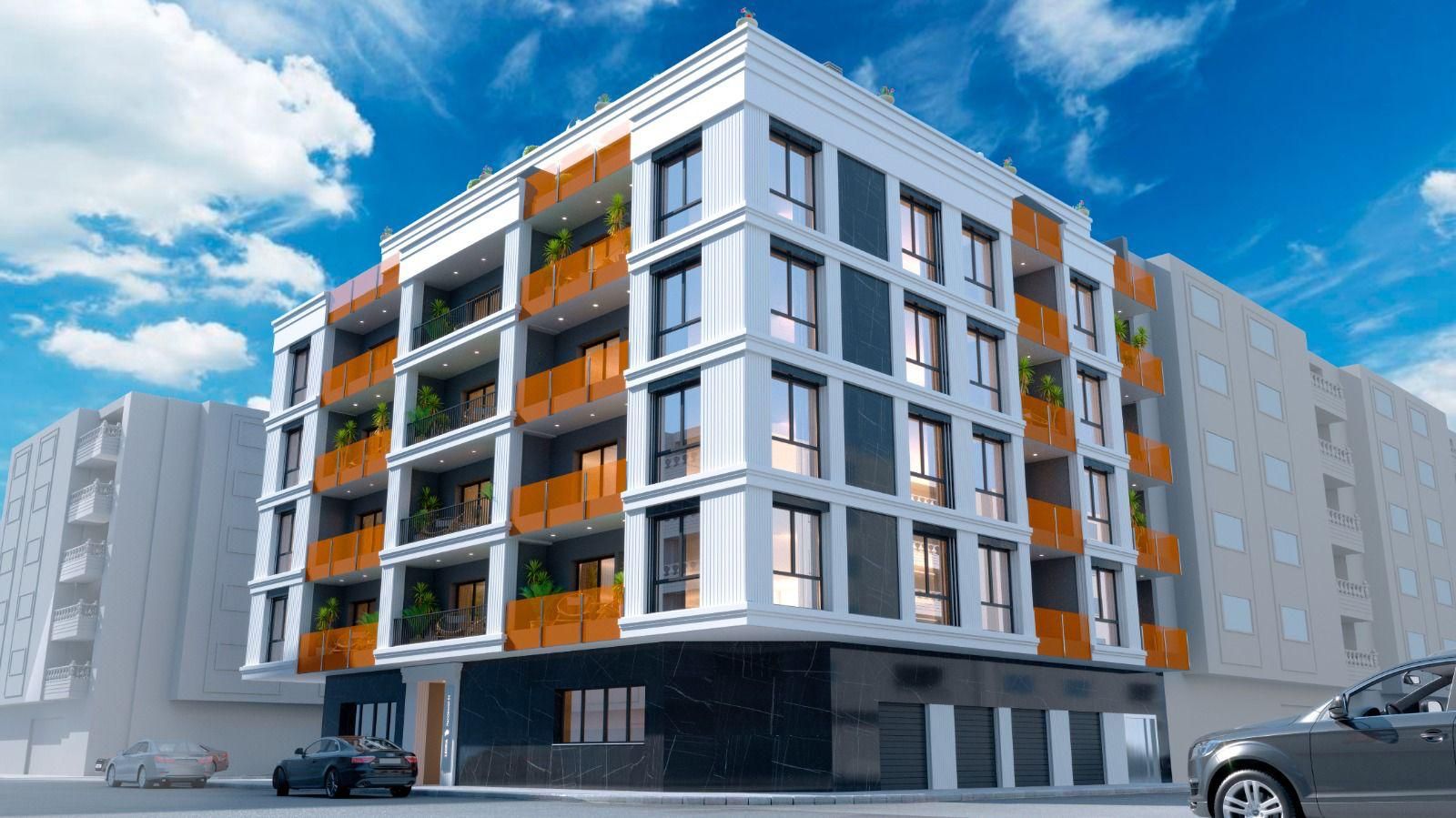Second bedroom with neutral decor in new-build penthouse, Centro, Torrevieja