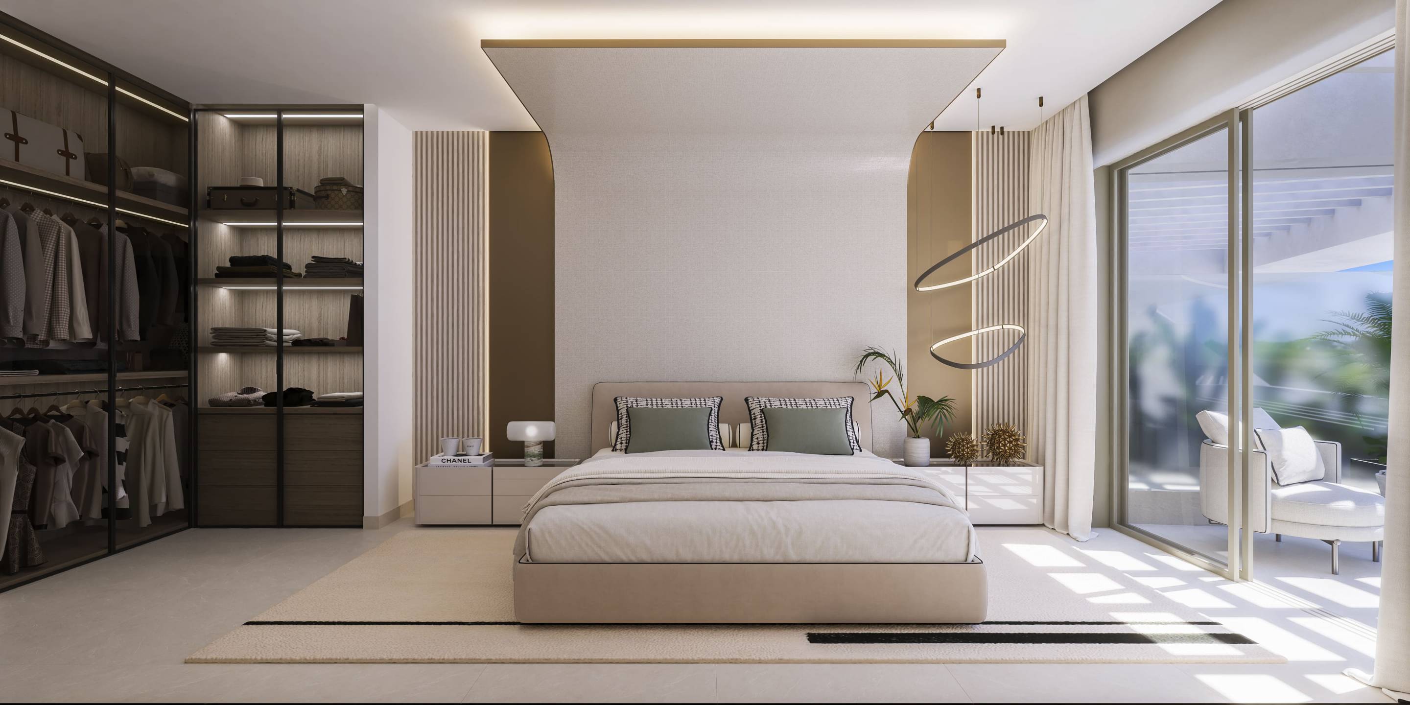 Second bedroom with window in 2-bedroom new-build apartment, Los Almendros, Benahavis