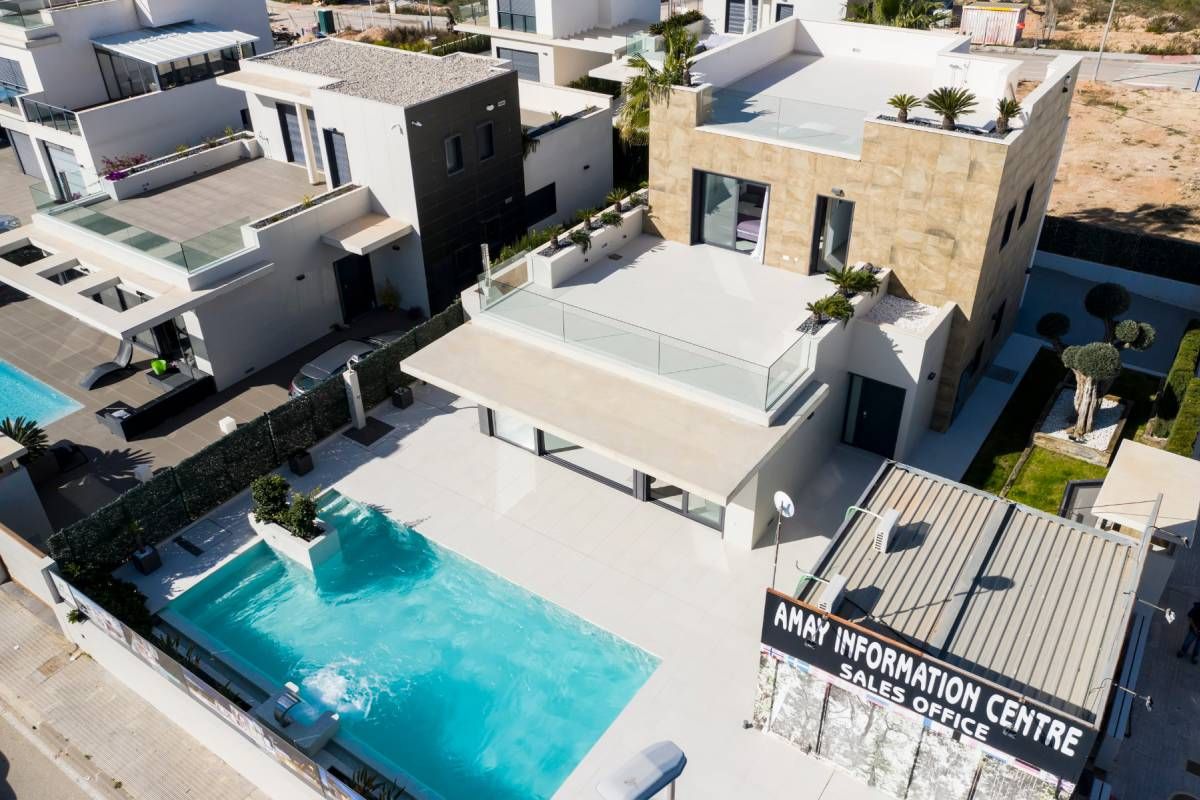 Upper landing area in new-build villa, Campoamor, Orihuela Costa