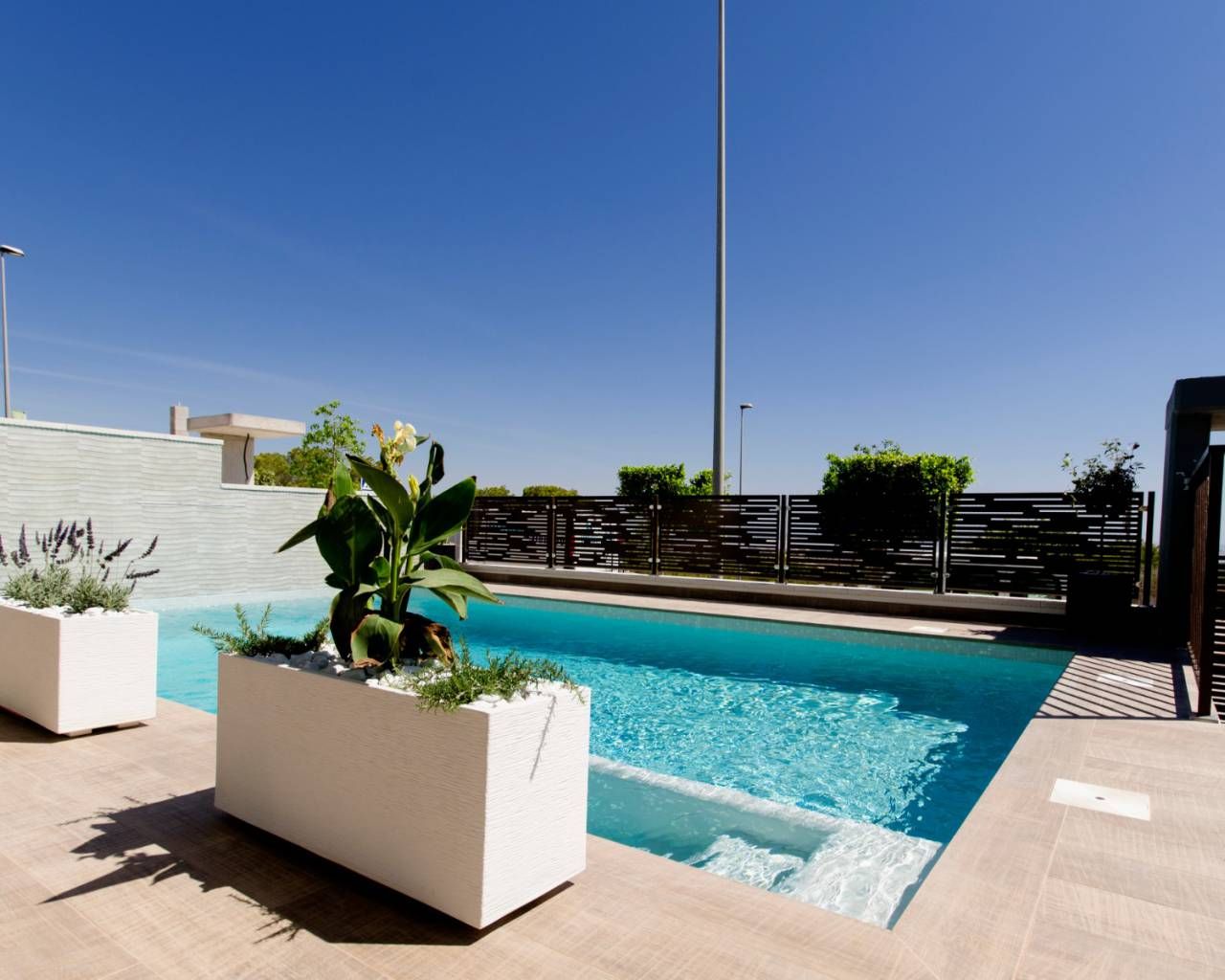 Ground-floor plan of new-build villa in Campoamor, Orihuela Costa
