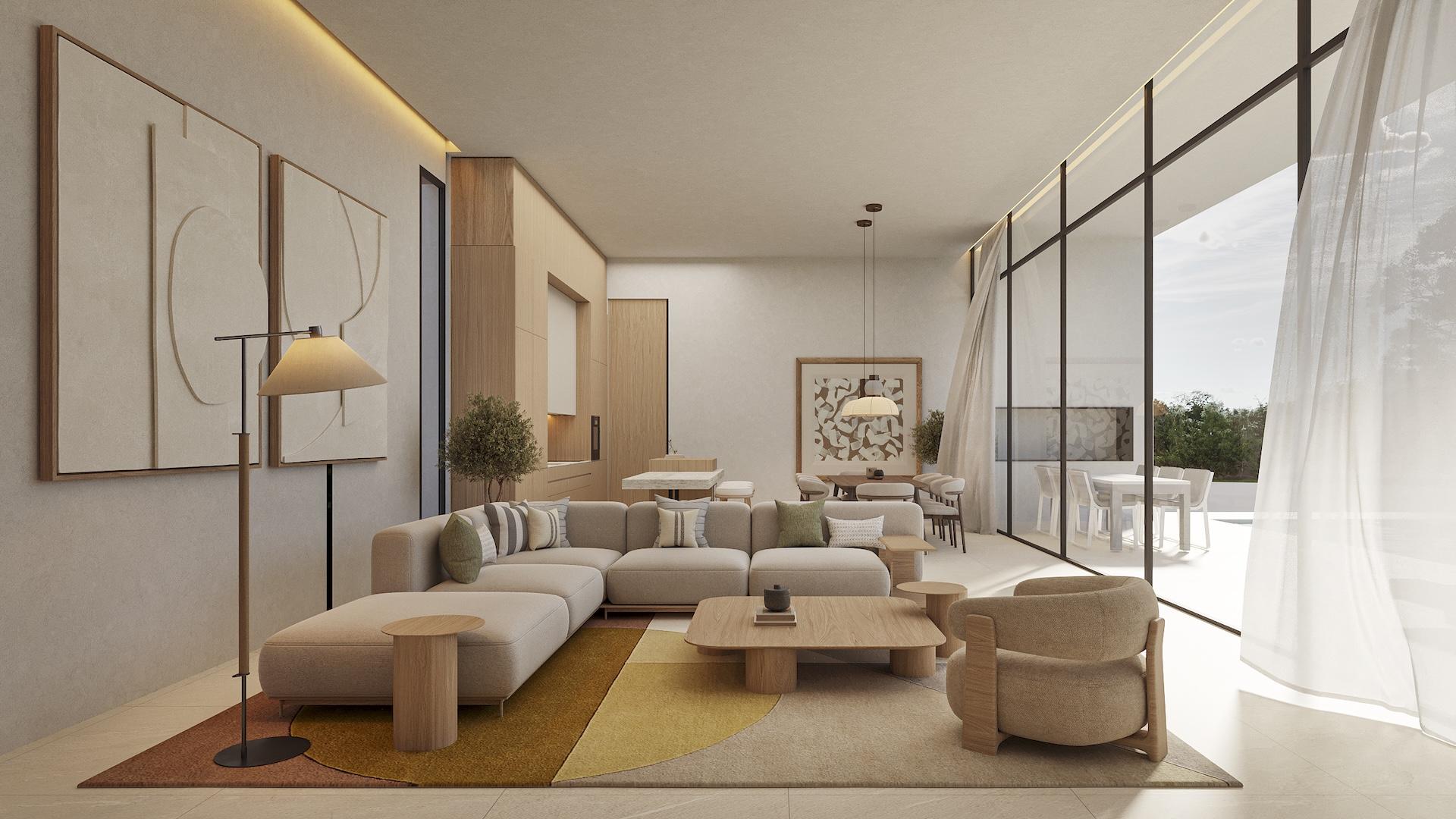 Main bedroom in new-build villa, Calpe Town, Alicante