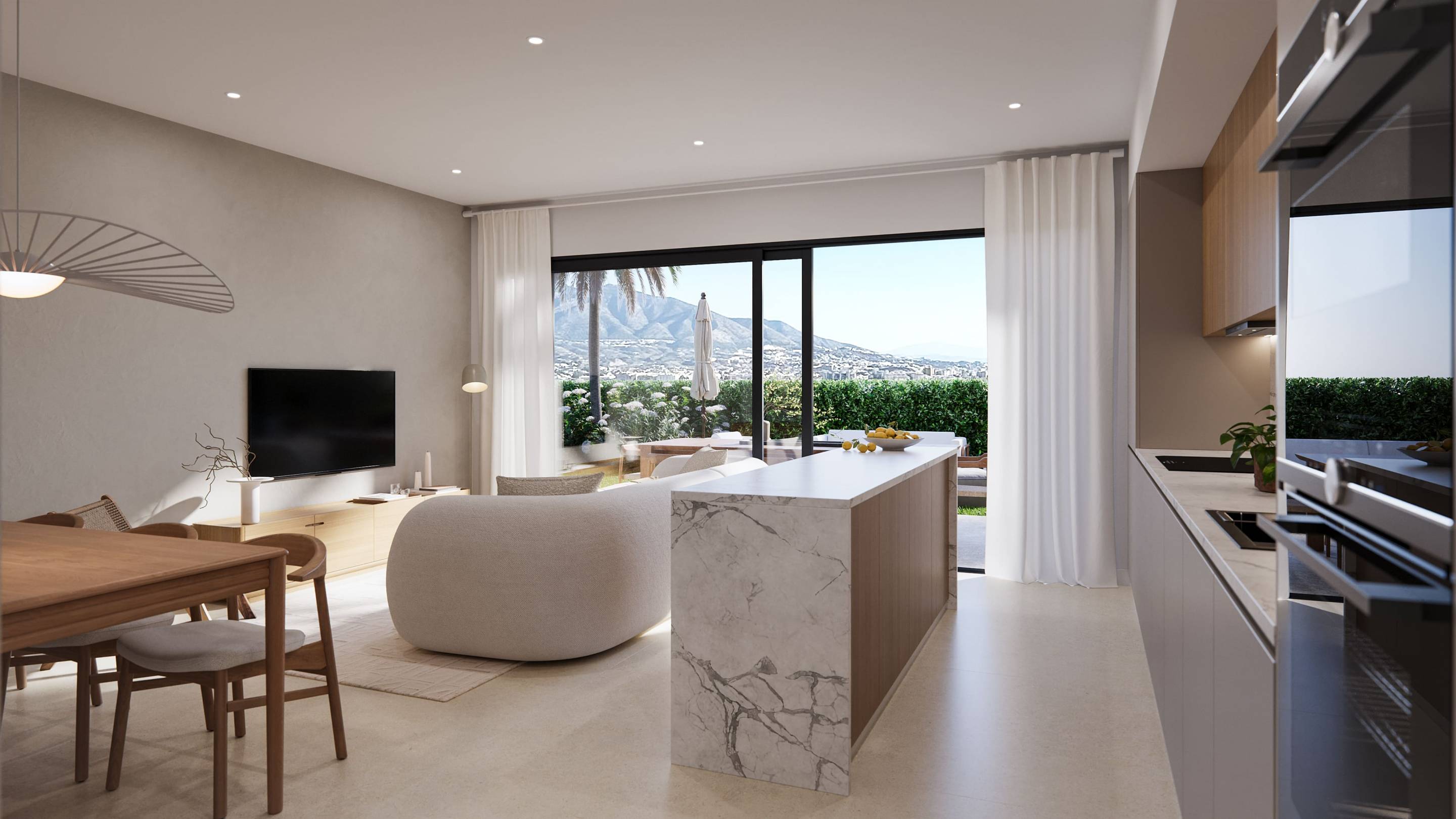 Second bathroom with shower in new-build townhouse, Cerros del Águila, Mijas