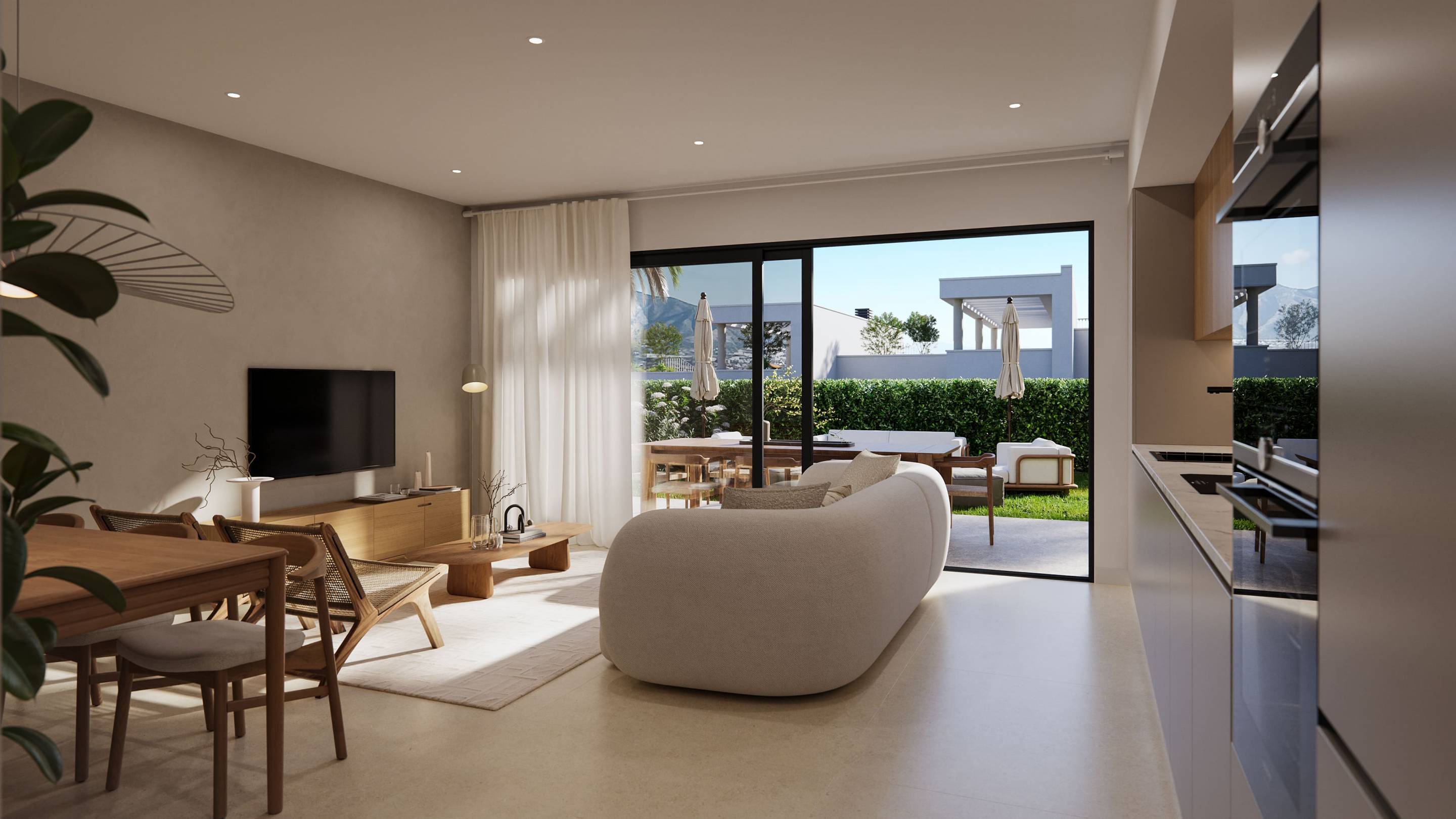 Second bathroom in 3-bedroom townhouse, Cerros del Águila, Mijas