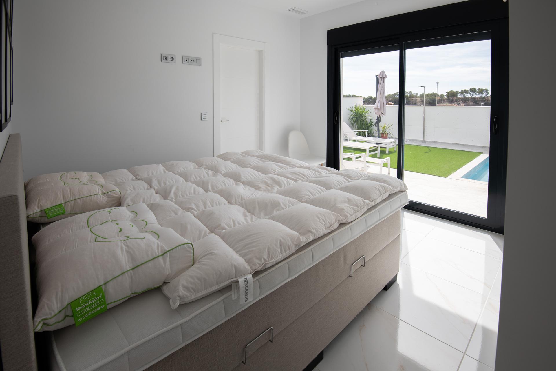 Solarium level showing surrounding landscape, 2-bedroom villa, Pinar de Campoverde