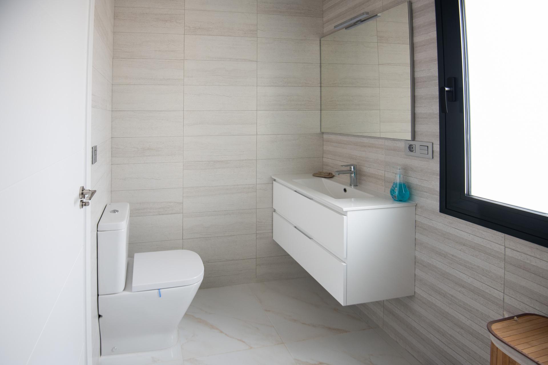 Shower enclosure and fittings in bathroom, Pinar de Campoverde villa