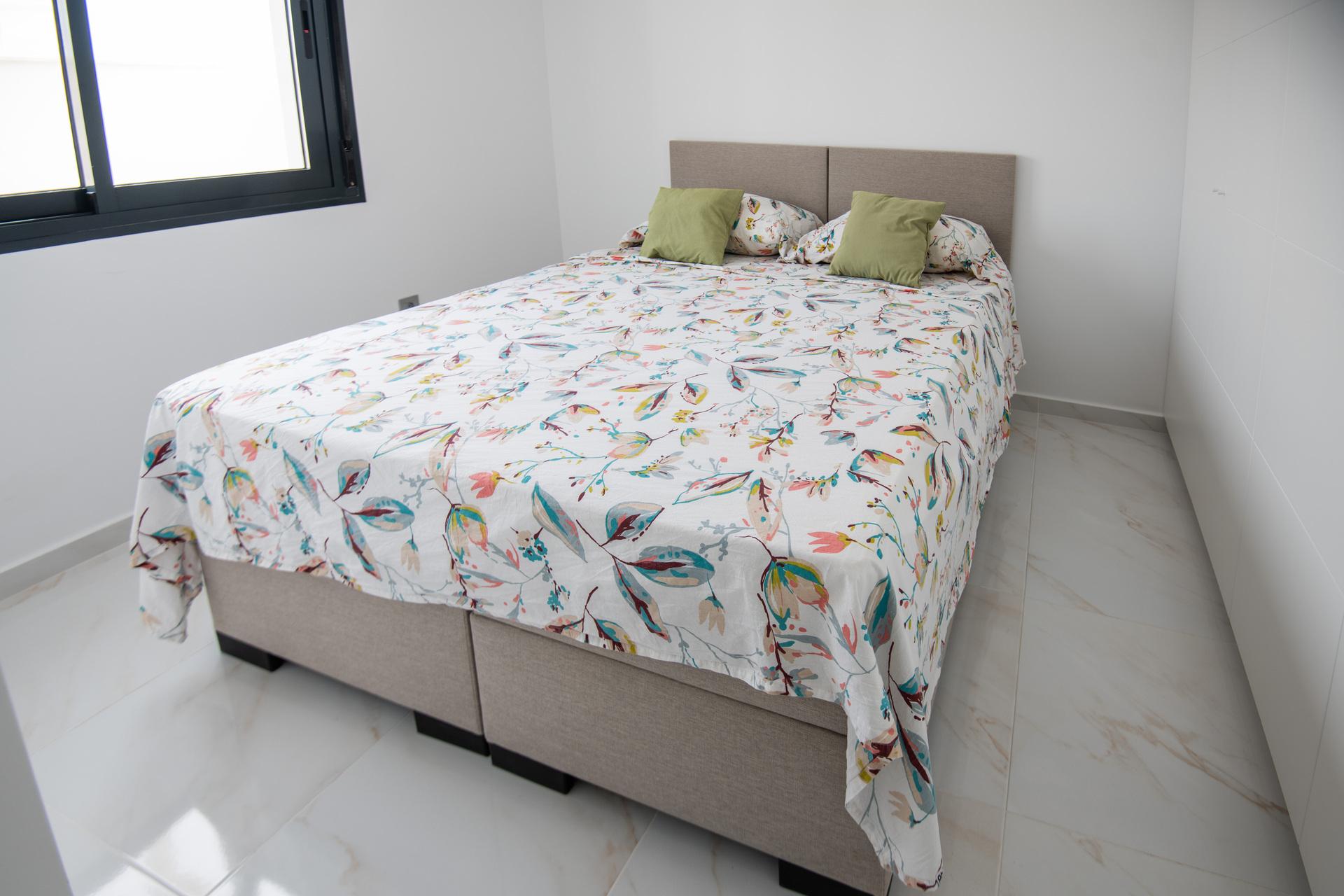 Internal staircase giving access to solarium level, 2-bedroom villa, Pinar de Campoverde