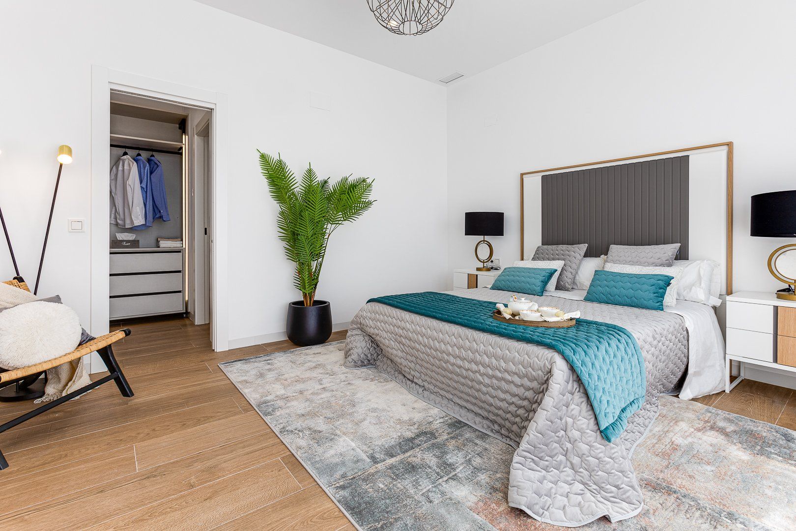 Communal area render for Golf Bahía new-build villa, Finestrat