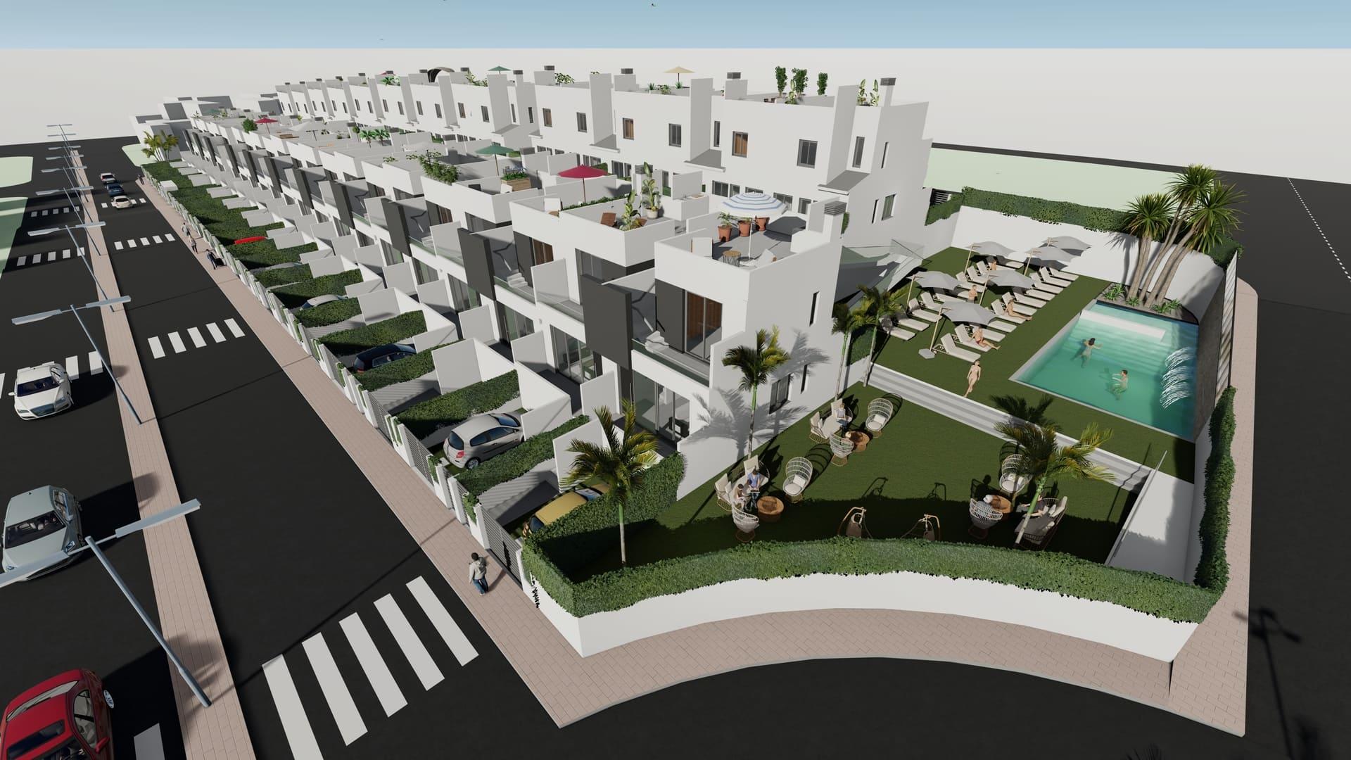 Rooftop solarium of 2-bedroom townhouse, Cox, Alicante