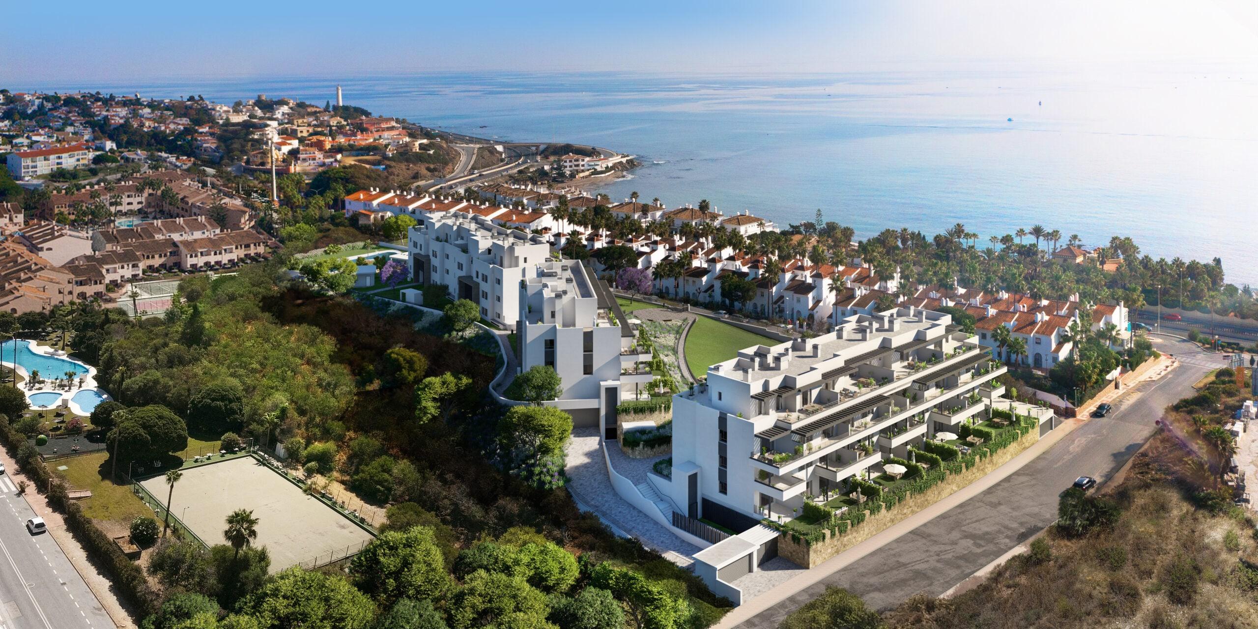 Two allocated underground parking spaces included with apartment, Agua Marina, Mijas