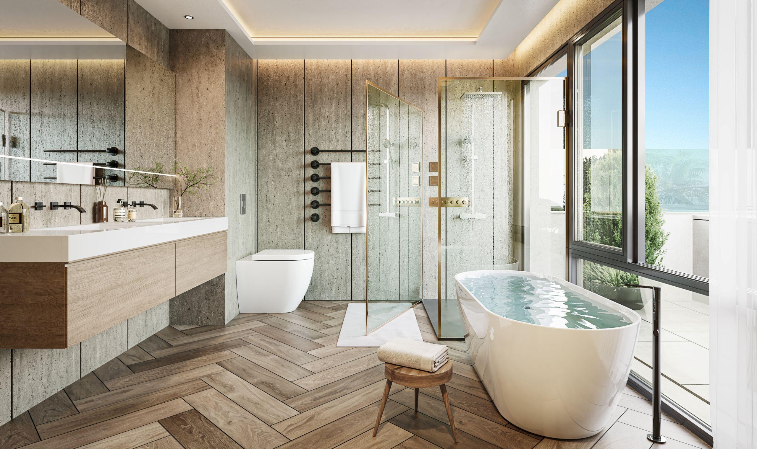 Communal pool in new-build development, Rio Real, Marbella