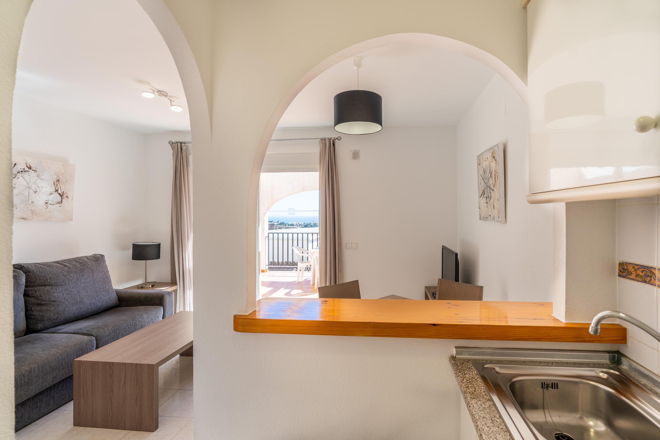 Dining area in furnished bungalow, Gran Sol, Calpe