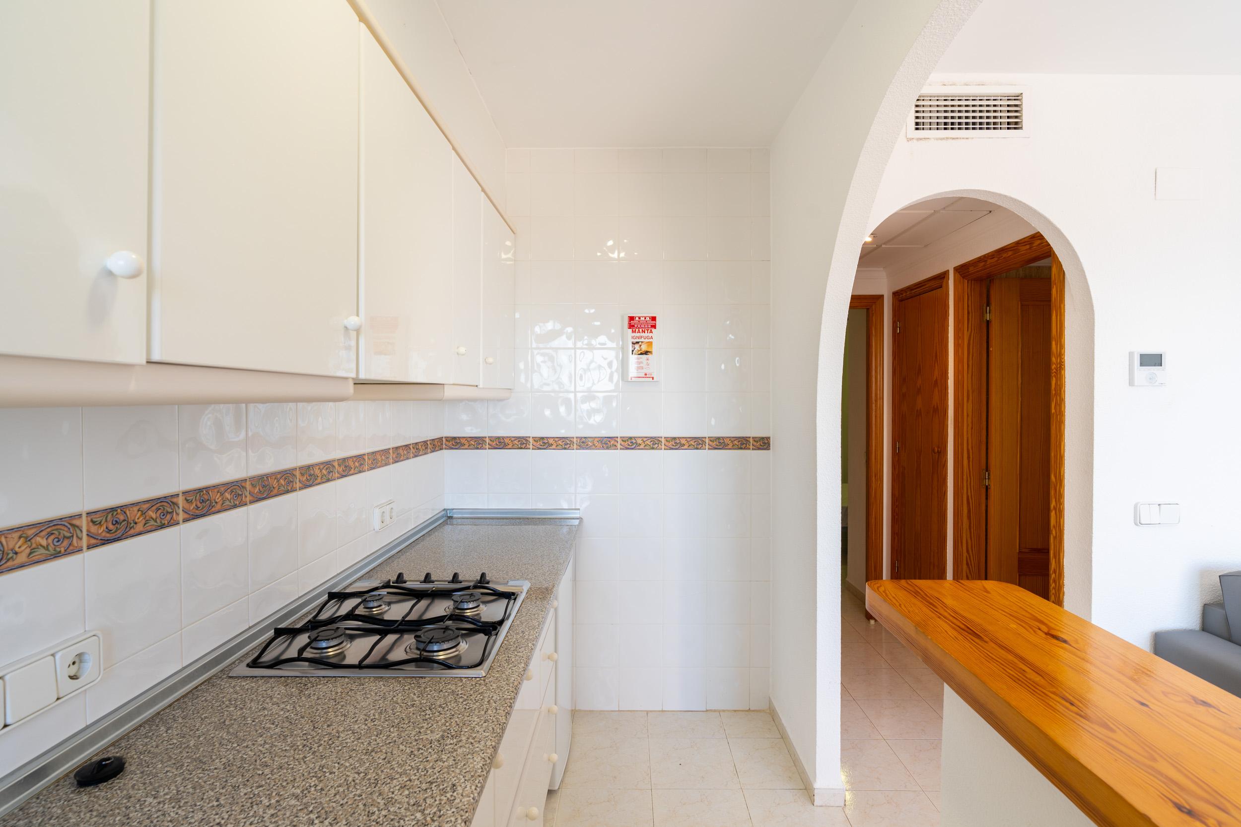 Living and dining space in 43 m2 apartment, Gran Sol, Calpe