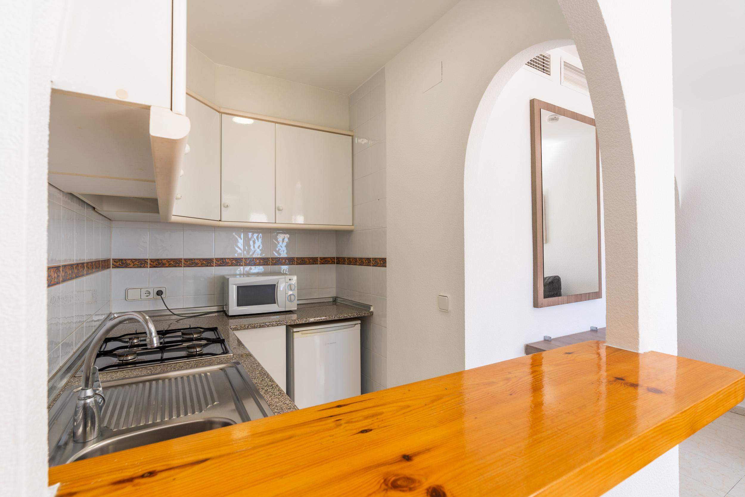 Ground-level terrace area outside apartment unit, Gran Sol, Calpe
