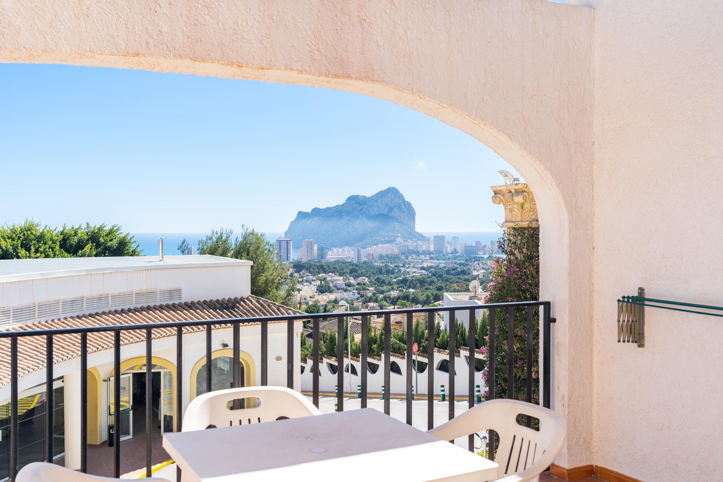 Exterior architectural detail of residential building, Gran Sol, Calpe