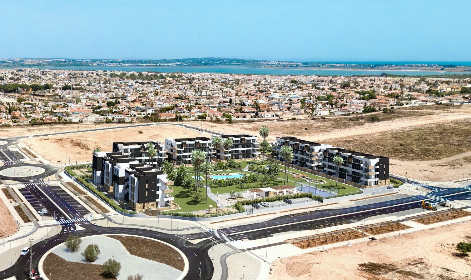 Entrance hallway of 2-bedroom apartment in La Siesta, Torrevieja
