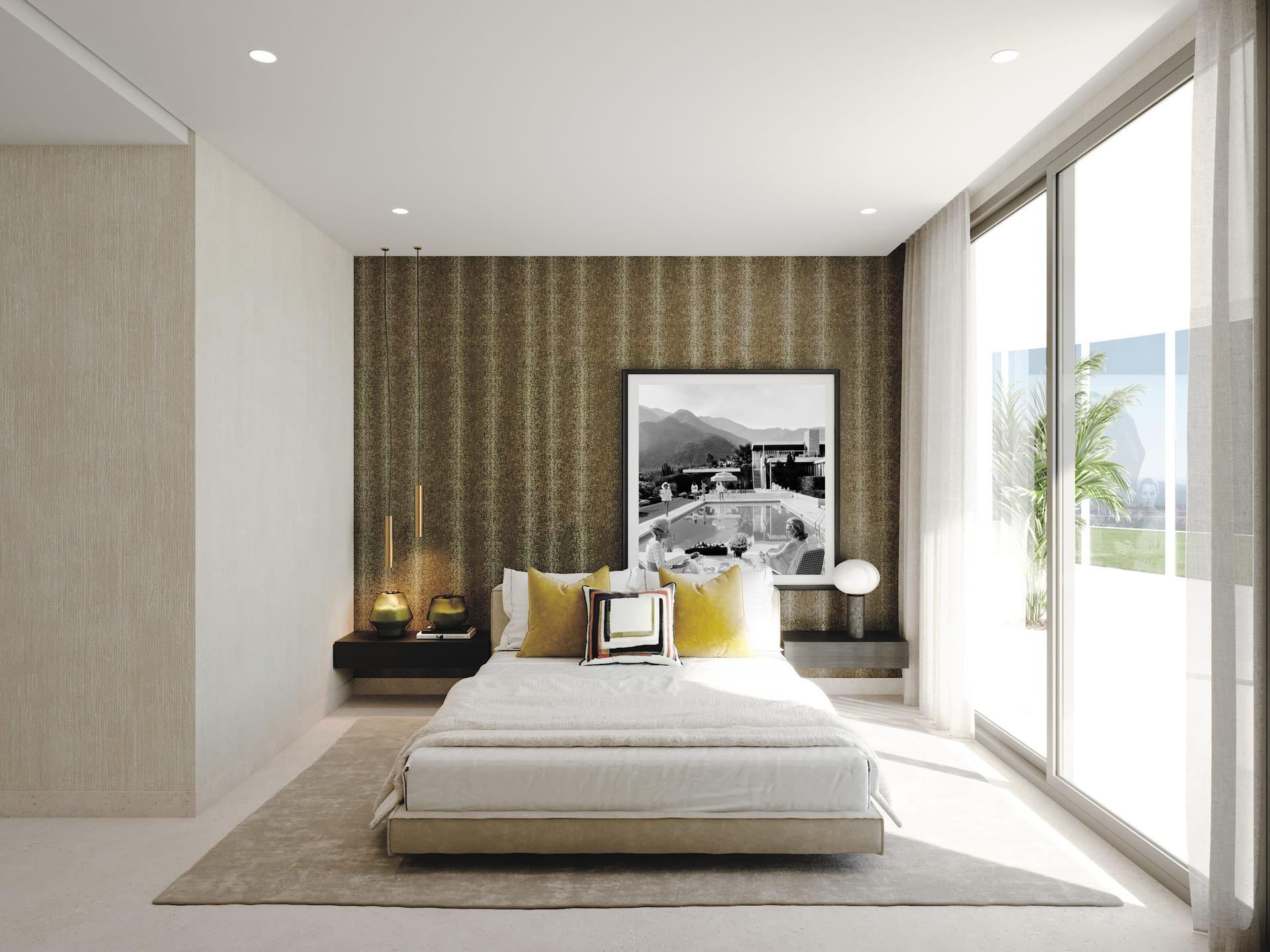Entrance hallway in new-build penthouse, La Quinta, Benahavis