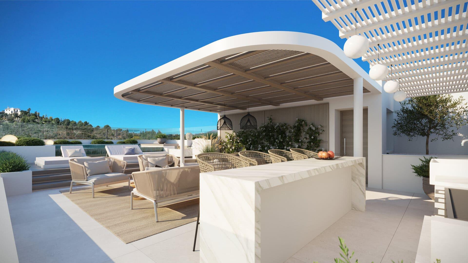 Third bedroom in top-floor penthouse, La Quinta, Benahavis