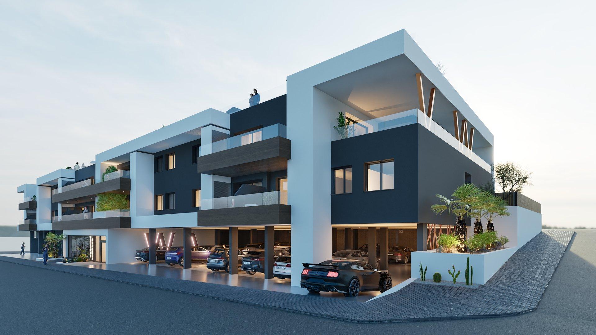 Terrace and private pool on penthouse level, Pueblo 4, Benijofar