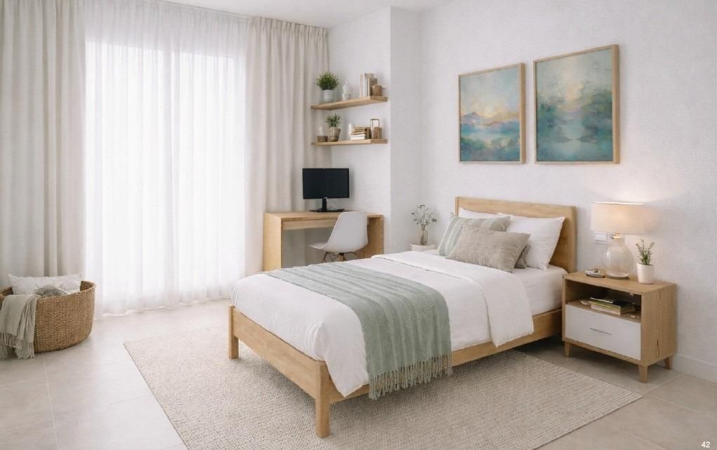 Living area with terrace access in new-build apartment, Centro, Torrevieja
