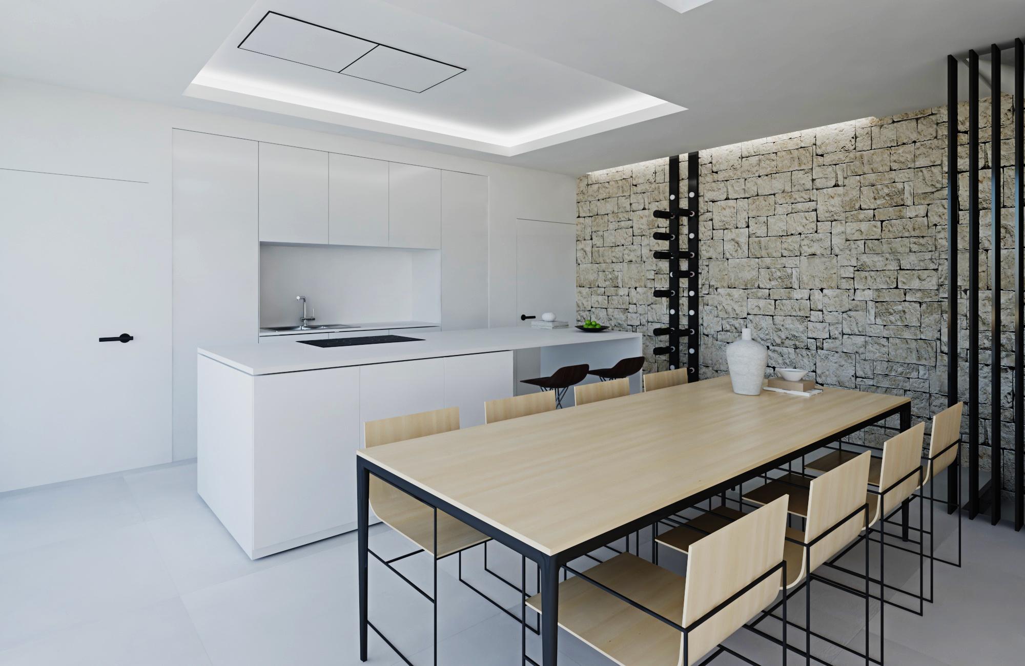 Second bedroom in 3-bedroom new-build apartment, Puerto, Calpe