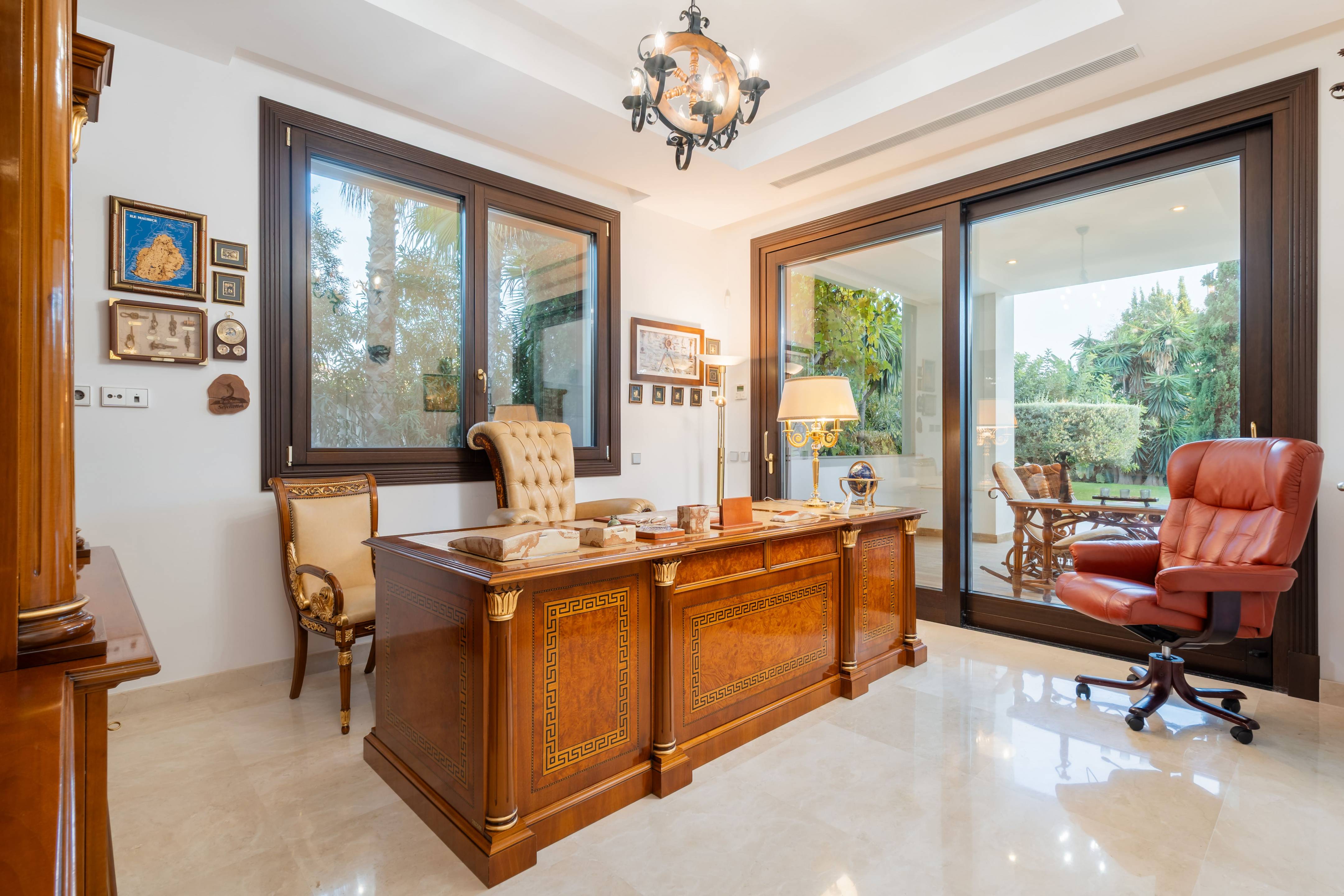Outdoor dining terrace of 7-bedroom new-build villa, Casasola