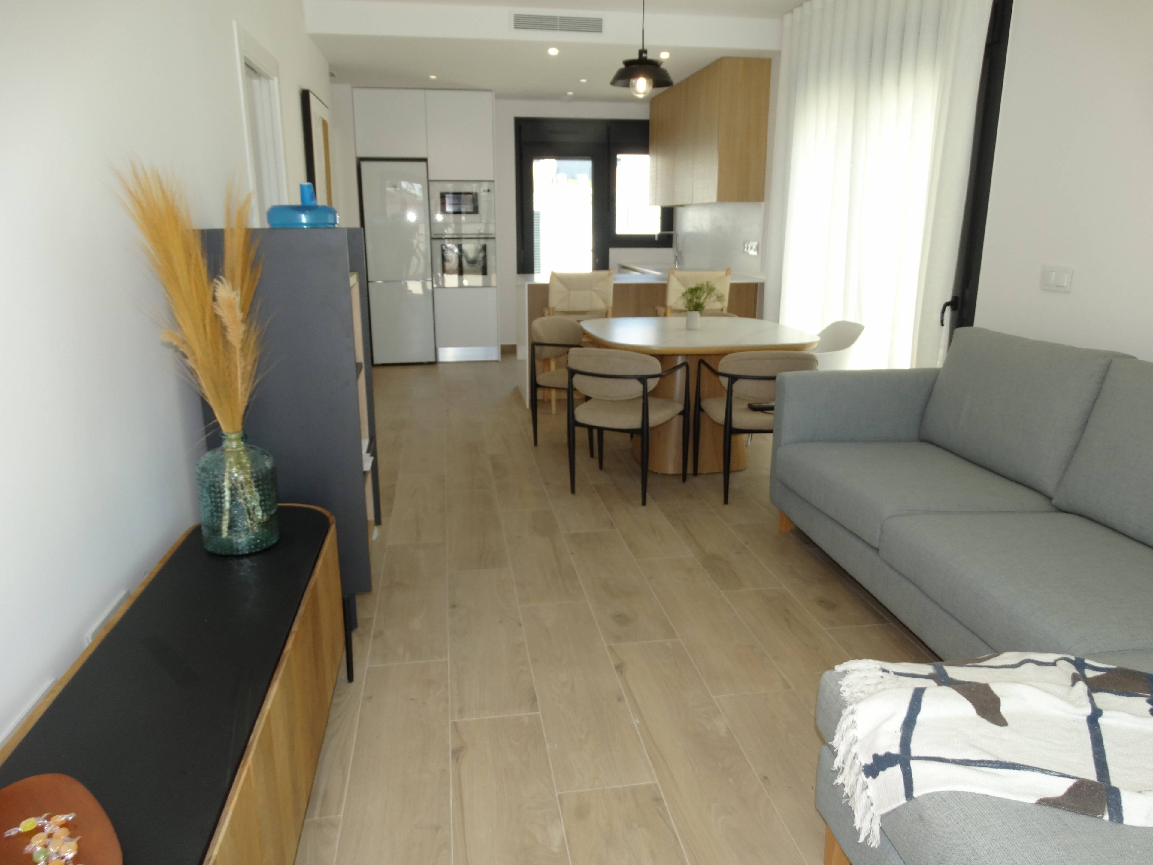 Main bedroom with built-in wardrobes in new-build bungalow, Zona Pueblo, Pilar De La Horadada