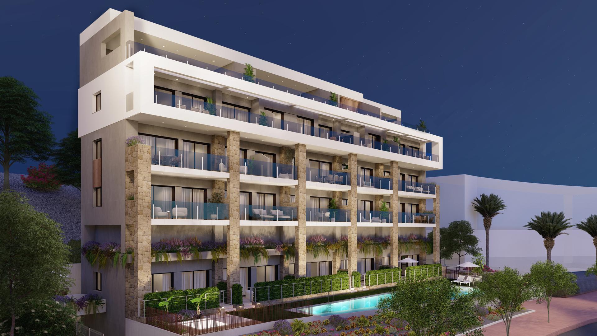 Bathroom in 1-bedroom new-build apartment on second floor, Centro, Villajoyosa