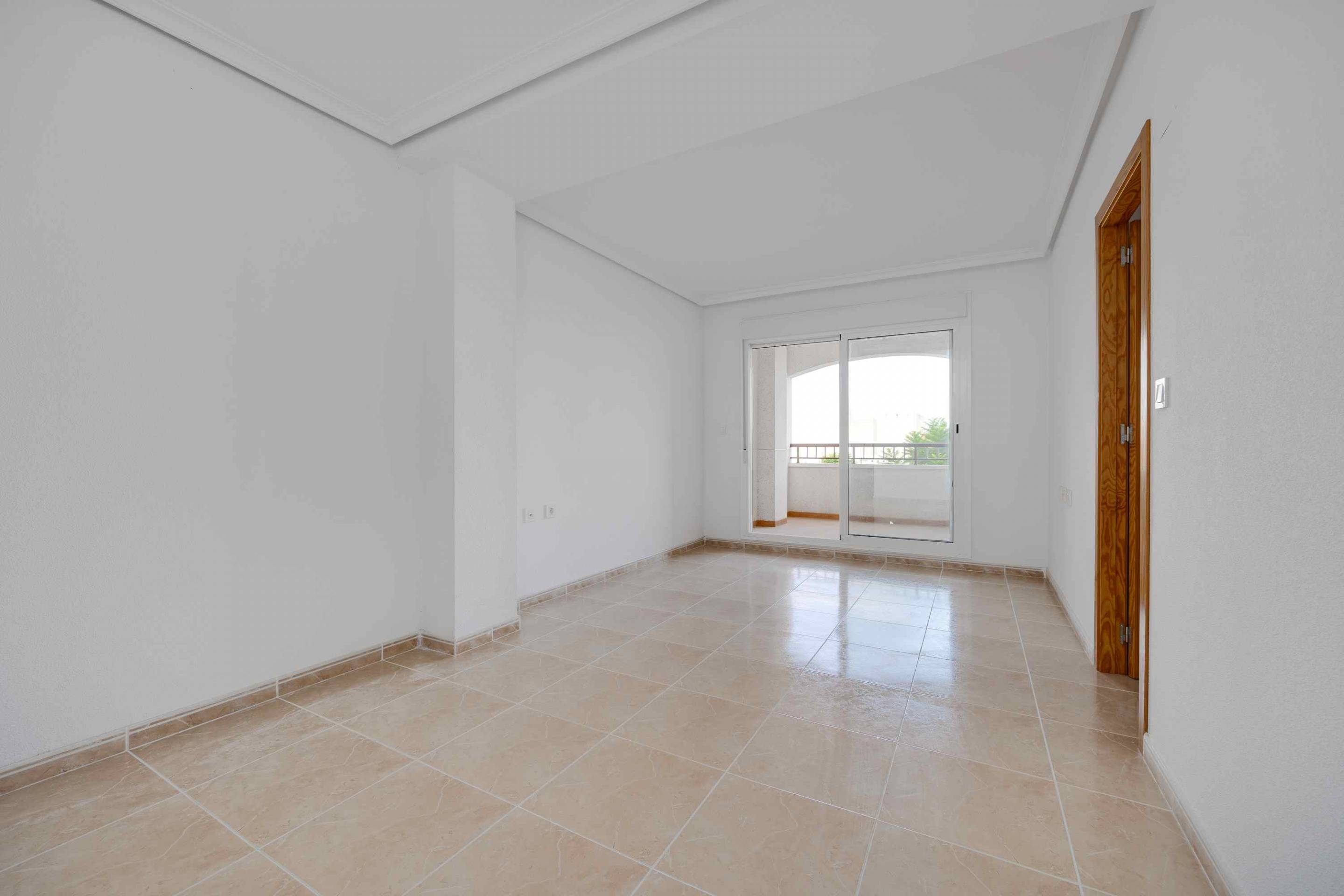 Interior corridor in new-build apartment building, San Fulgencio Pueblo