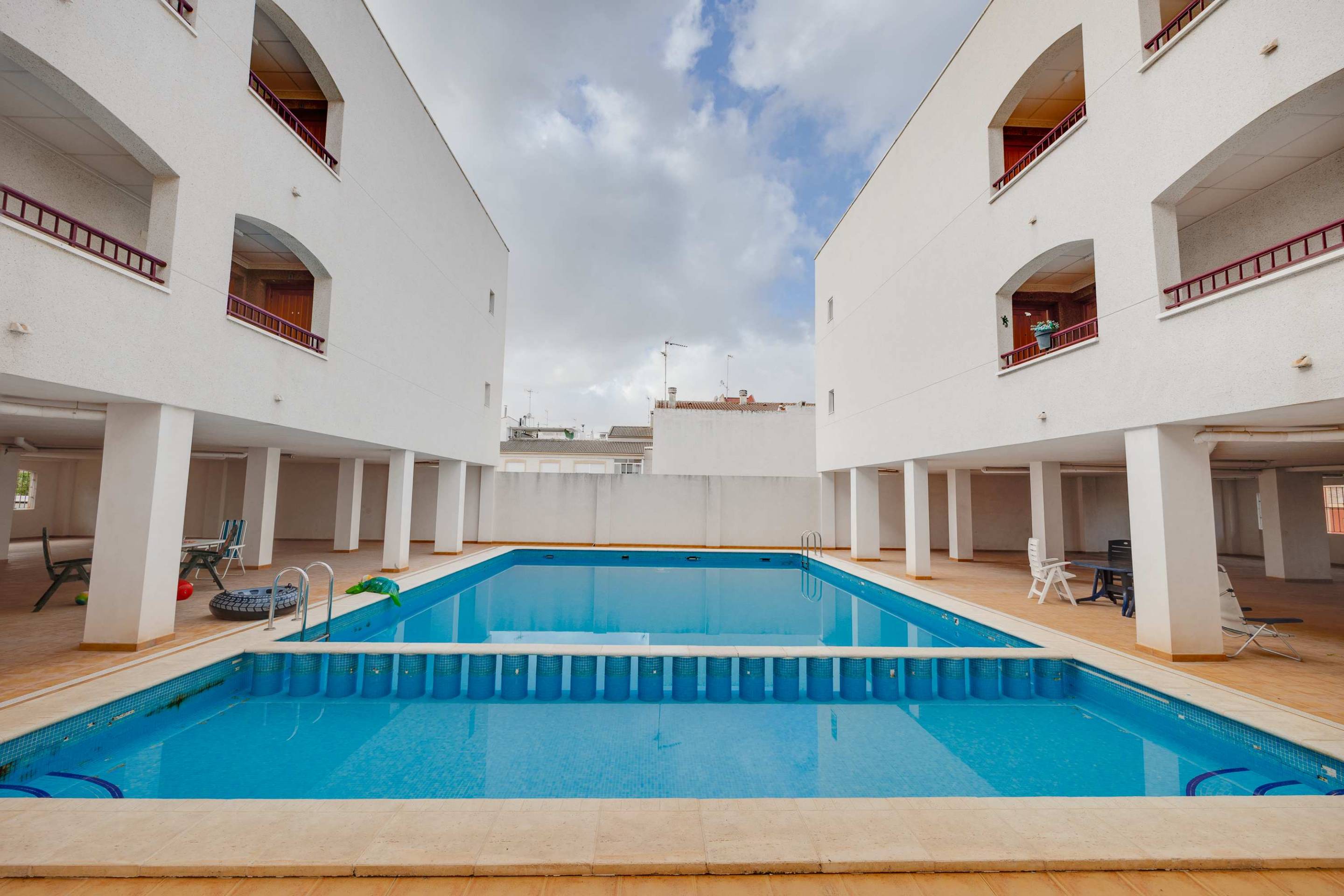 Bedroom with neutral finish in 3-bedroom new-build apartment, San Fulgencio Pueblo