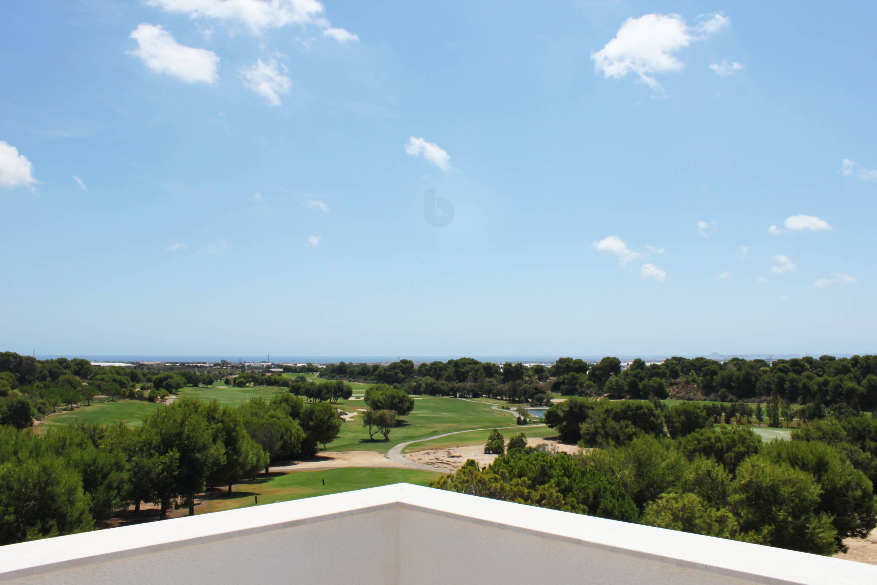 Double bedroom with built-in wardrobes in 3-bedroom apartment, Lo Romero Golf