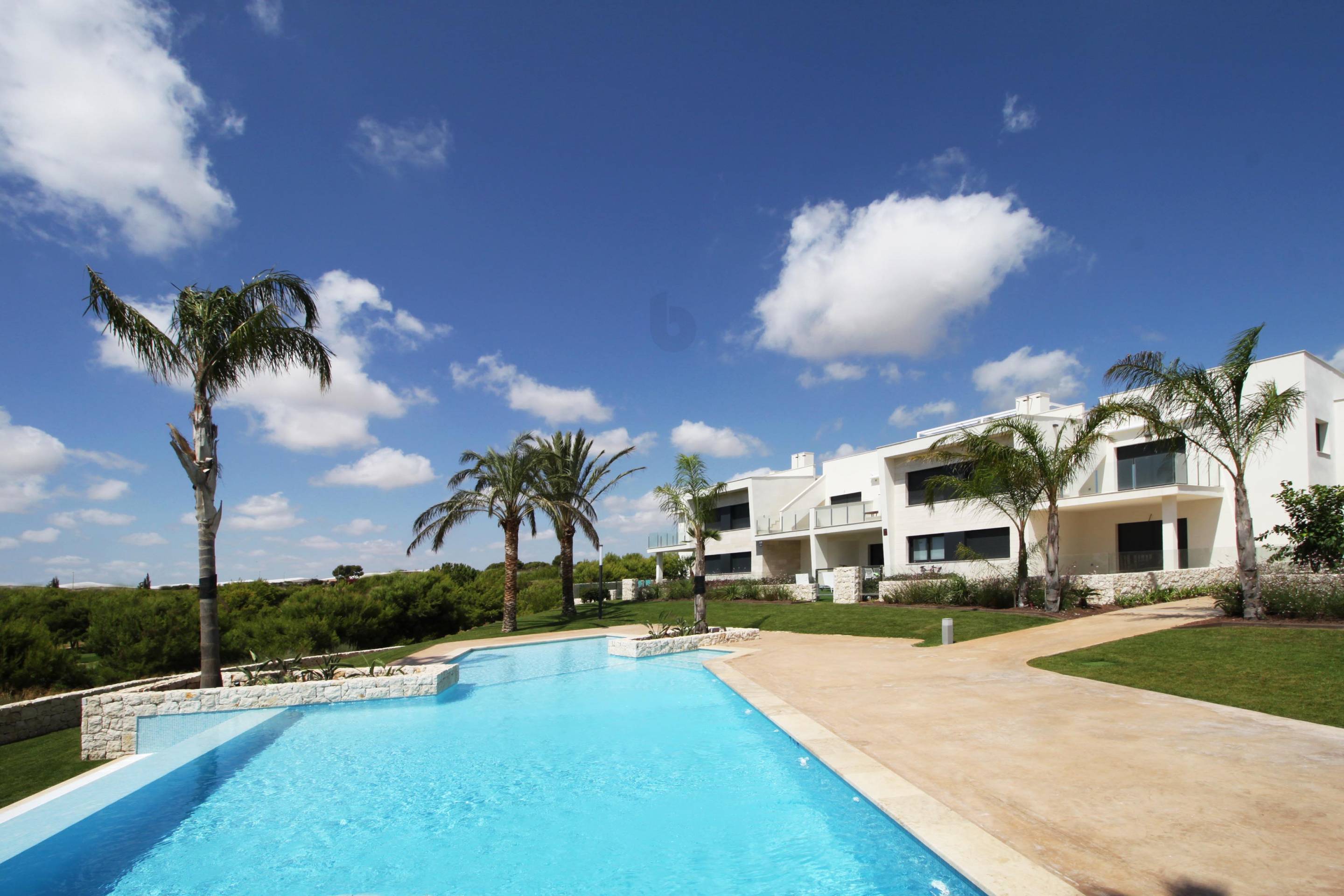 Terrace of penthouse unit in new-build development, Lo Romero Golf