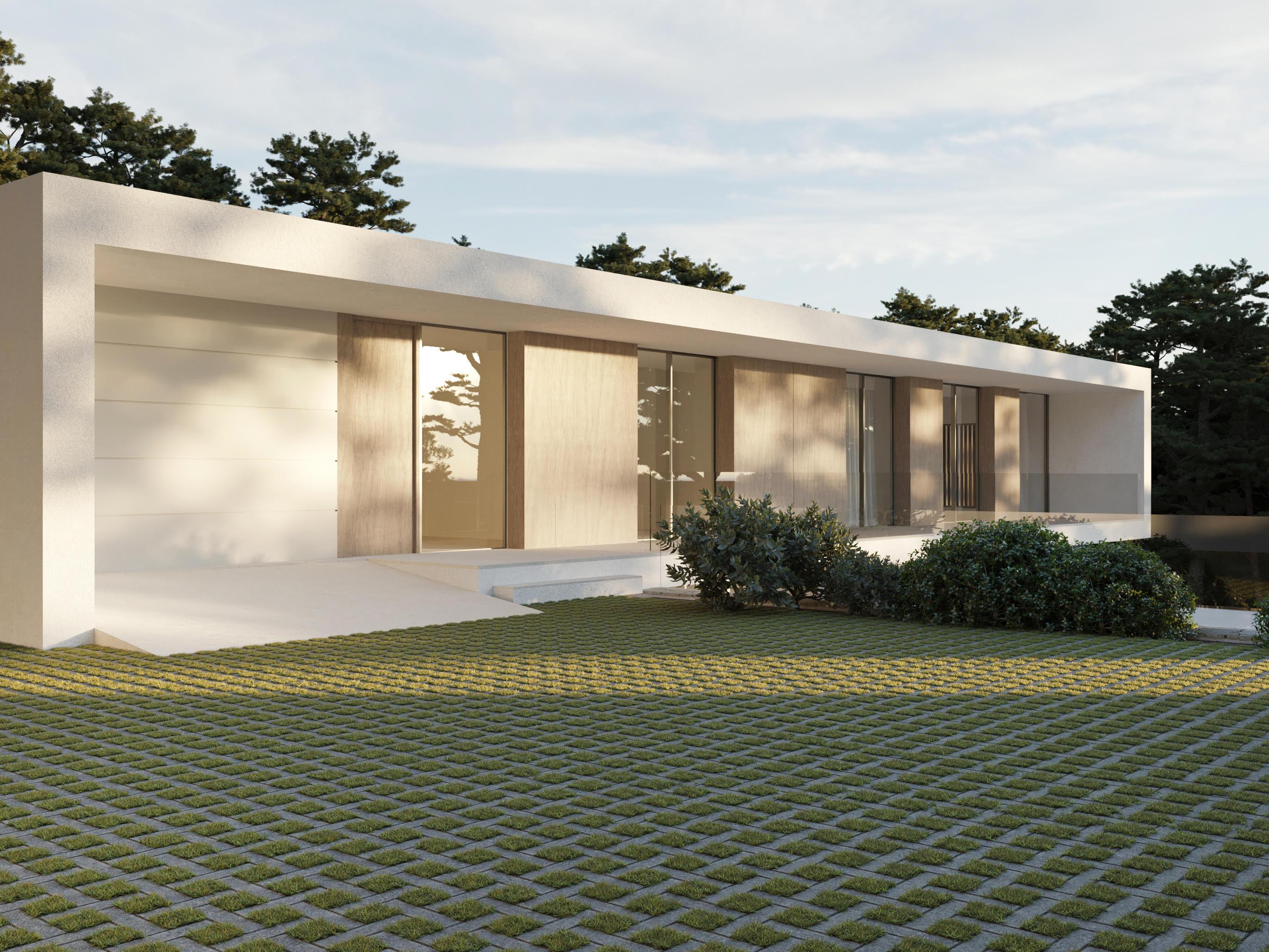 Garden surrounding new-build villa in Benimeit-Tabaira, Moraira