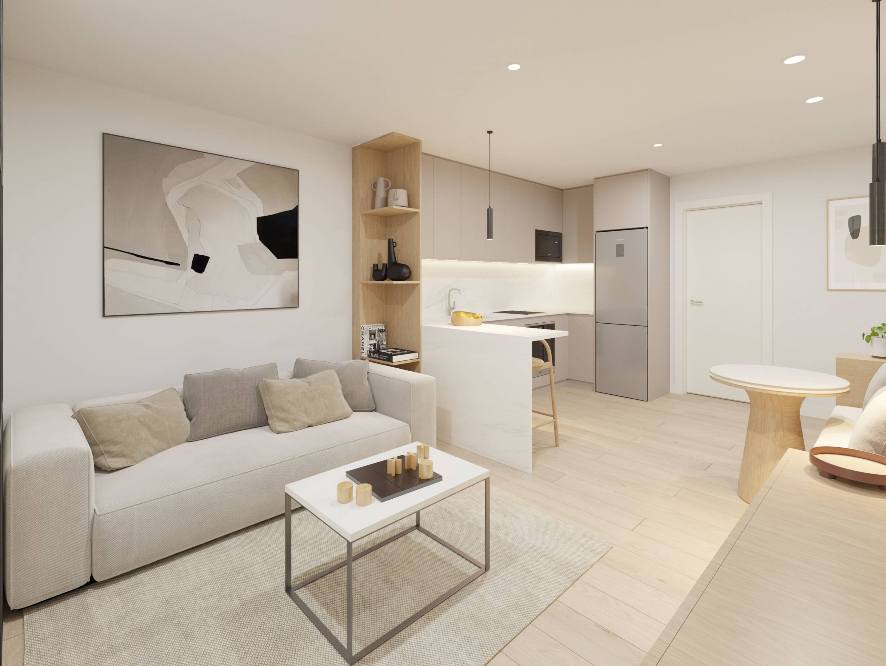 Hallway and storage in 1-bedroom new-build, Pueblo, Guardamar Del Segura