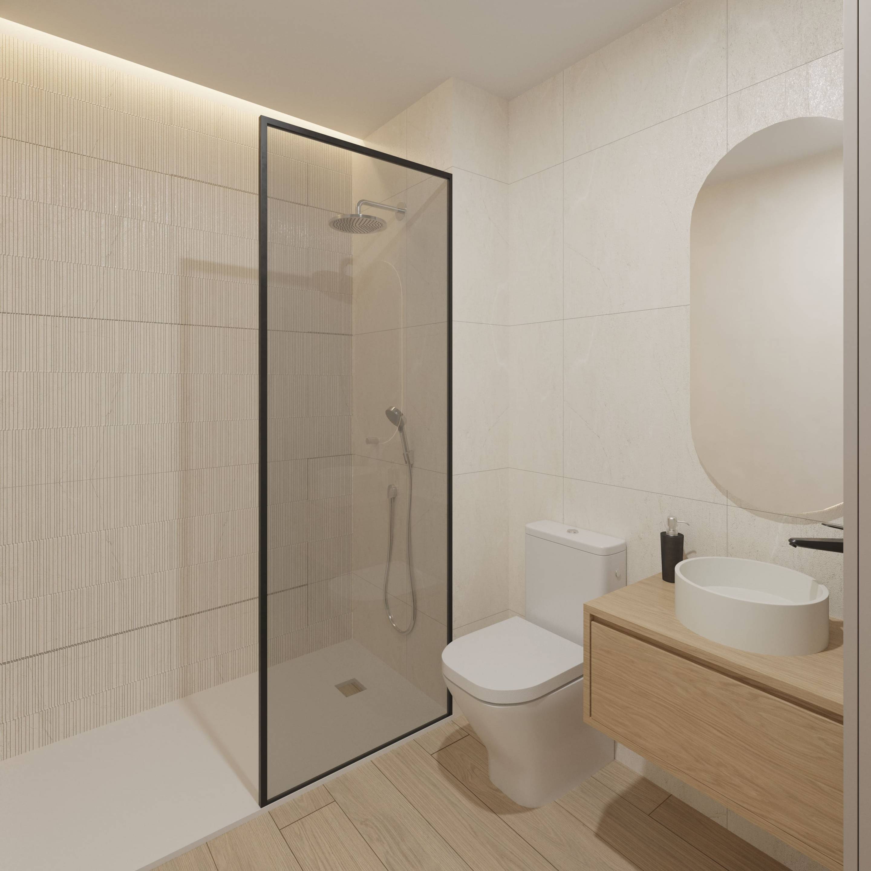 Lift interior in residential building, Pueblo, Guardamar Del Segura