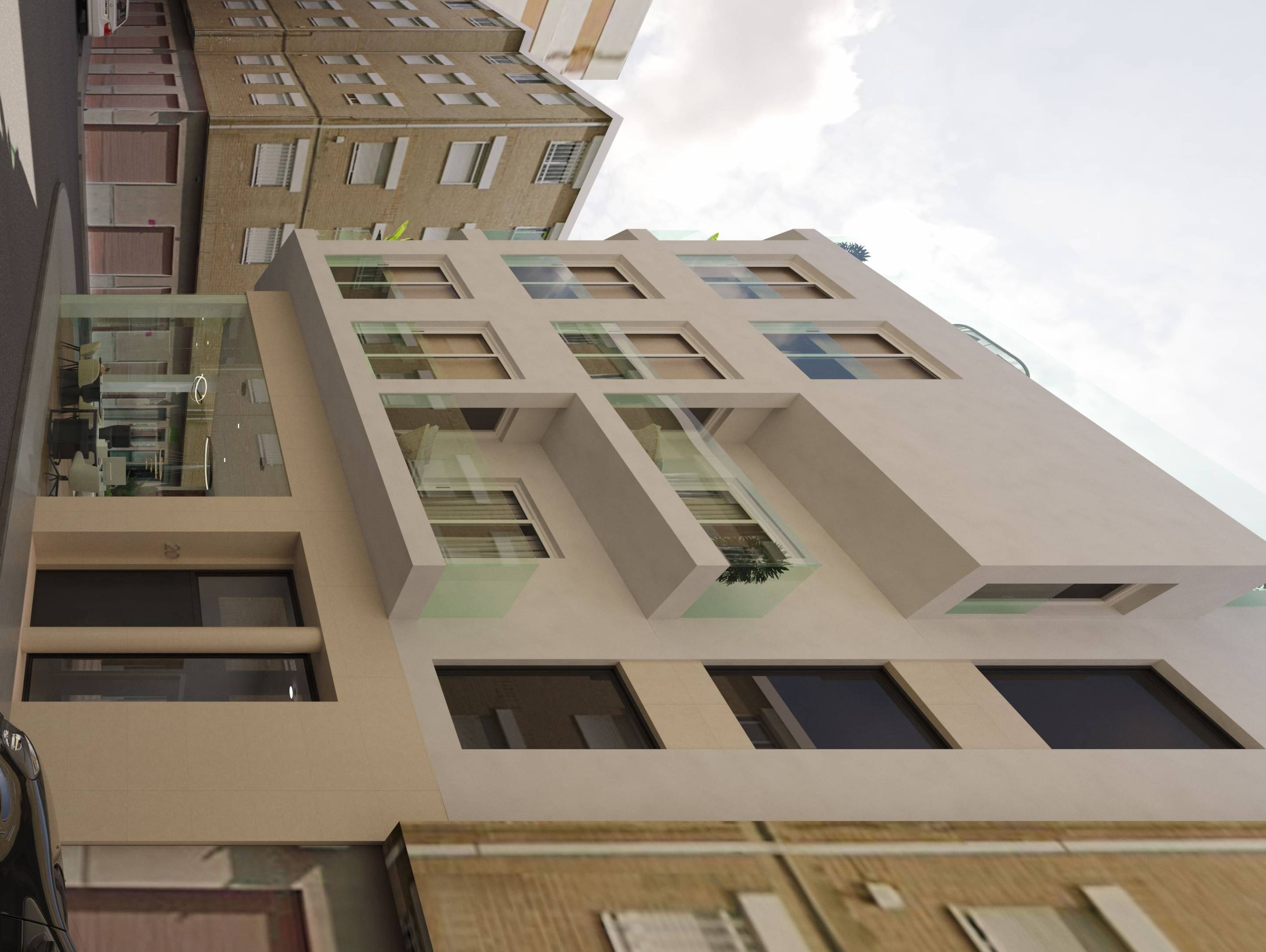 Kitchen with appliances in 2-bedroom apartment, Pueblo, Guardamar Del Segura