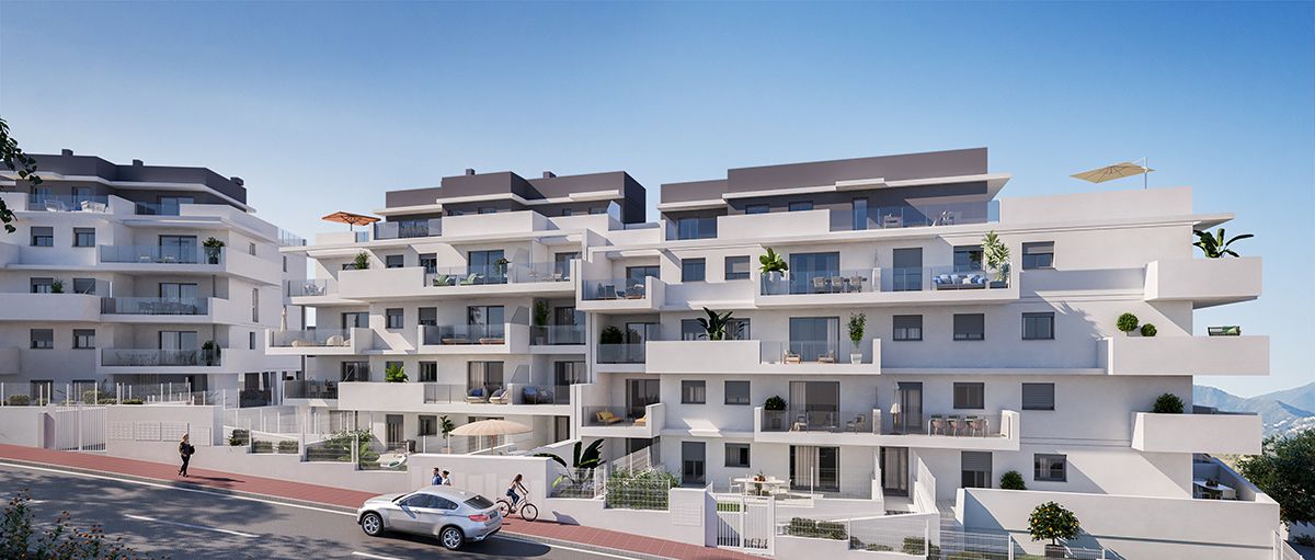 Kitchen with modern appliances in 2-bedroom new-build apartment, Duquesa