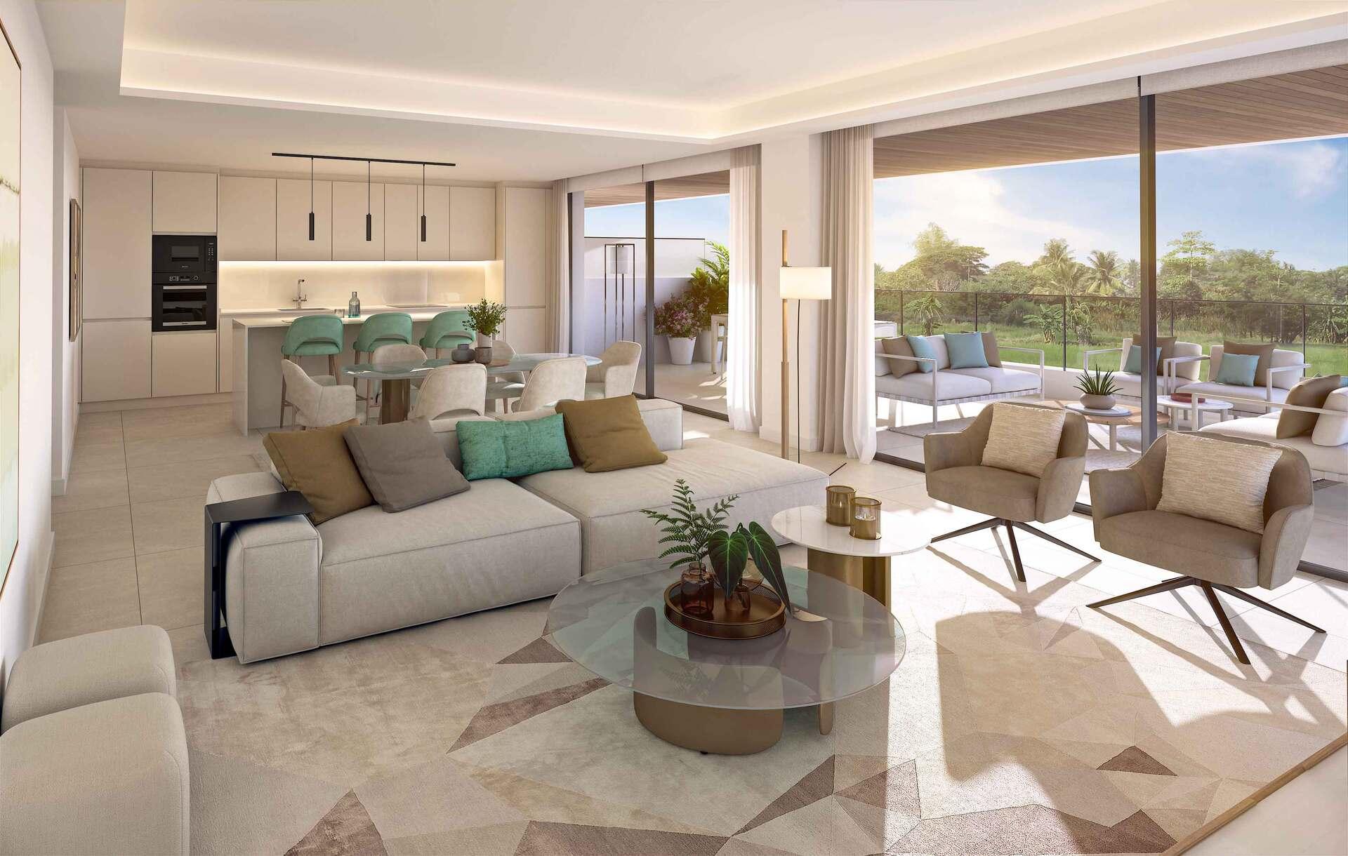 Communal gym with equipment in new-build development, Nueva Atalaya, Estepona