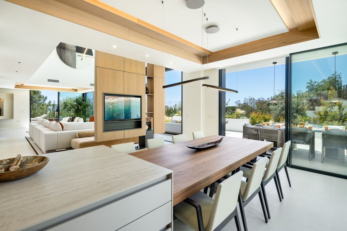 Kitchen detail with appliances in new-build villa, Bello Horizonte